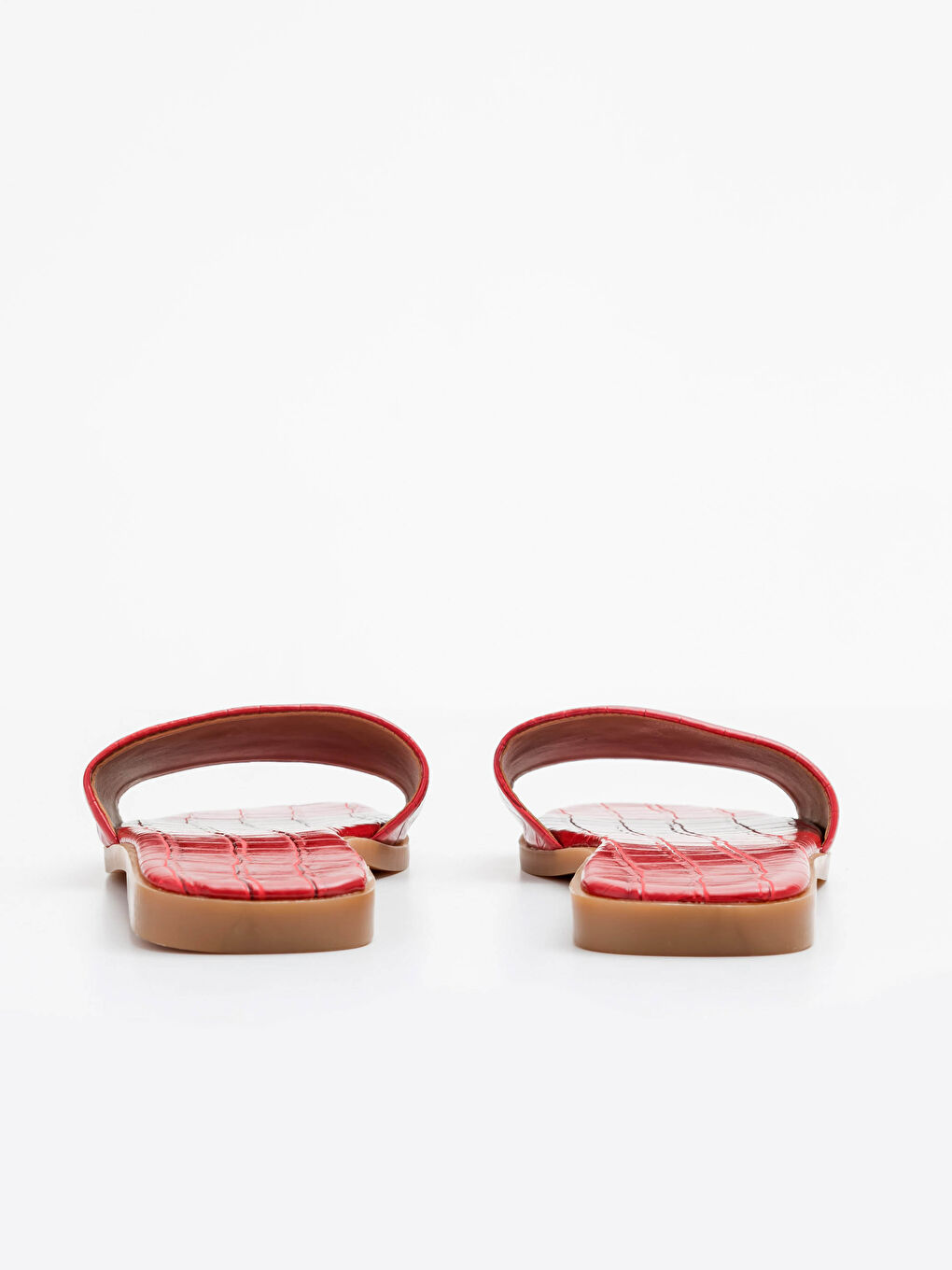 Женские тапочки из искусственной кожи-4