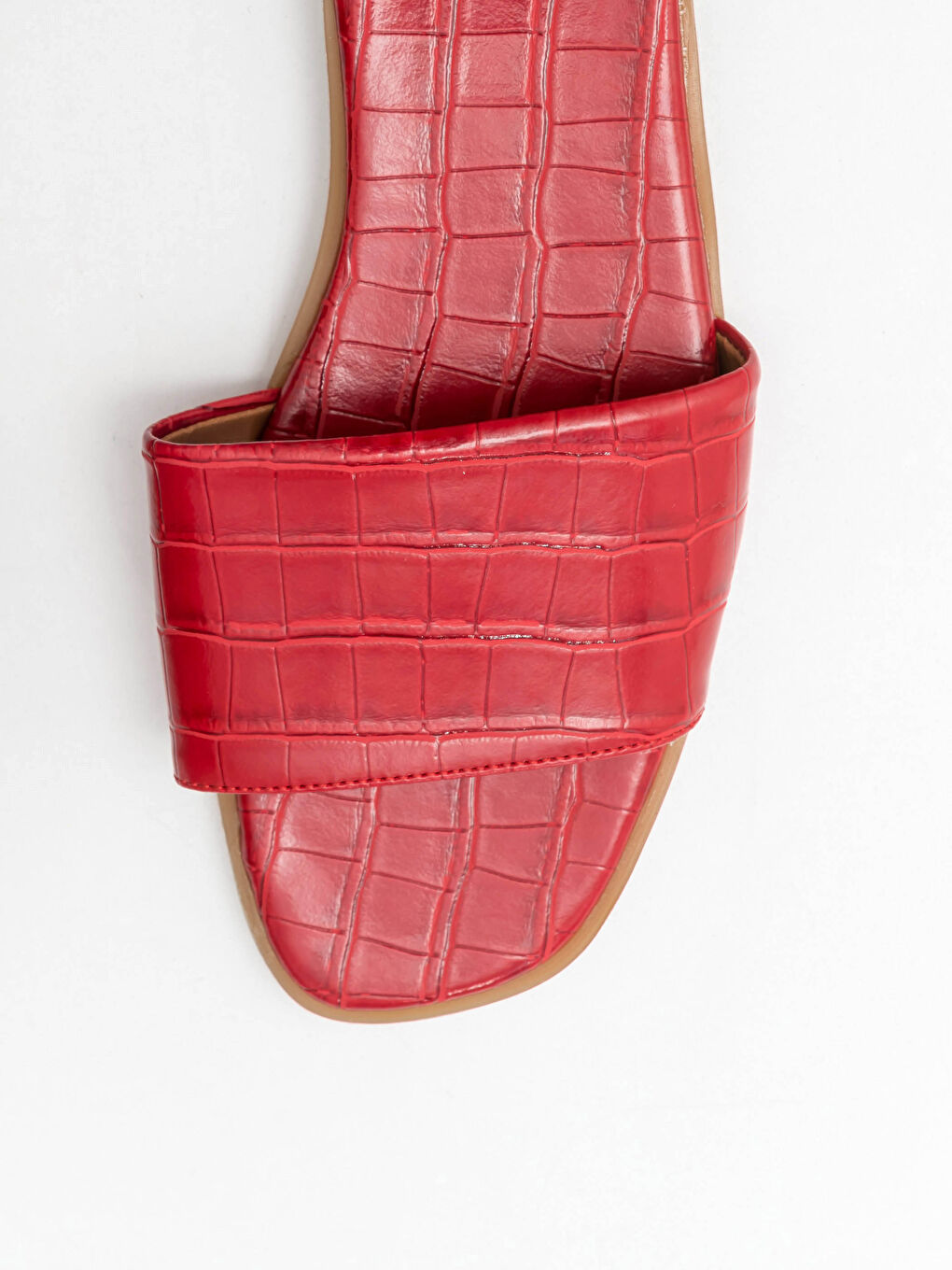 Женские тапочки из искусственной кожи-5