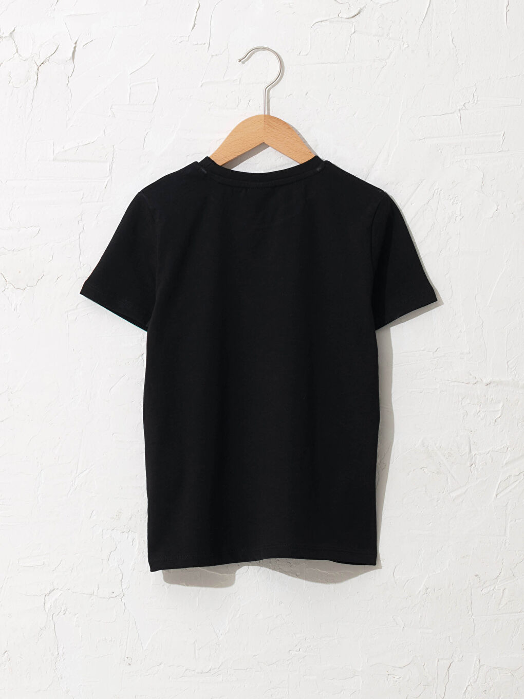 Siyah Erkek Çocuk Atatürk İmzalı Pamuklu Tişört-1