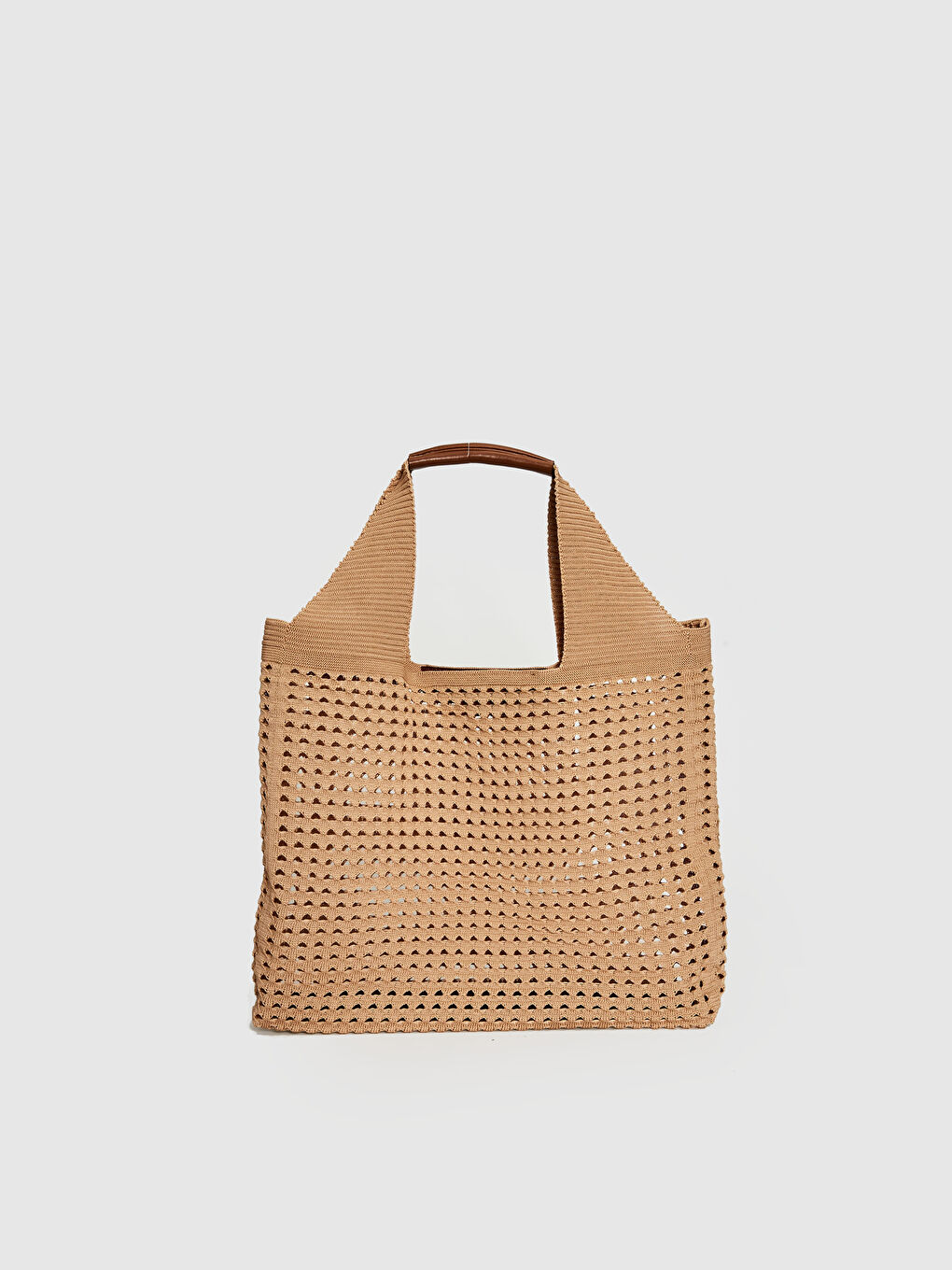 Bej Kadın Plaj Çantası-1