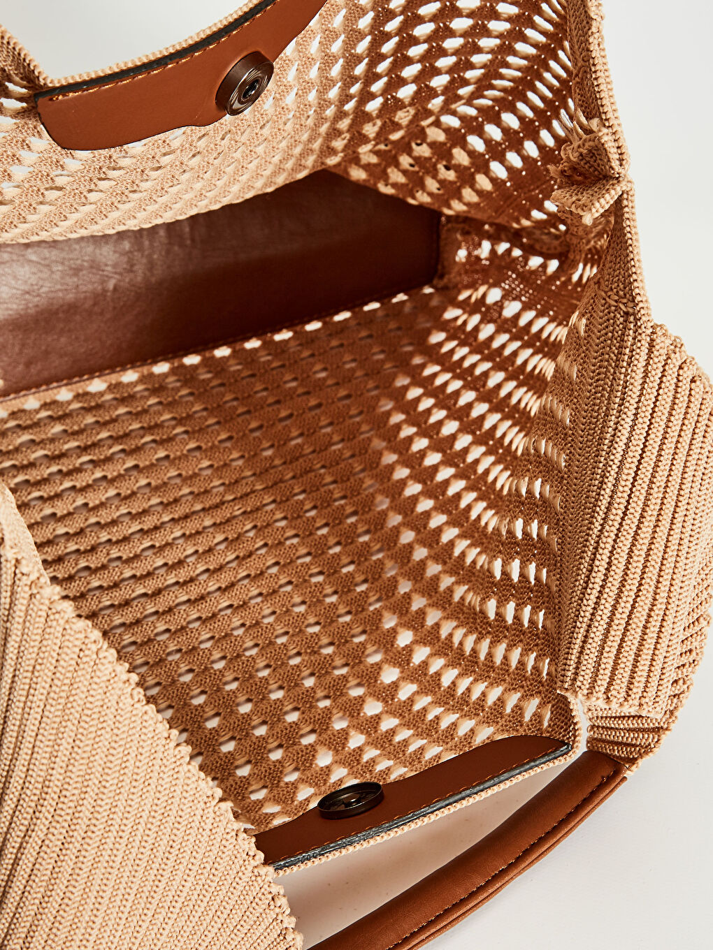 Bej Kadın Plaj Çantası-2