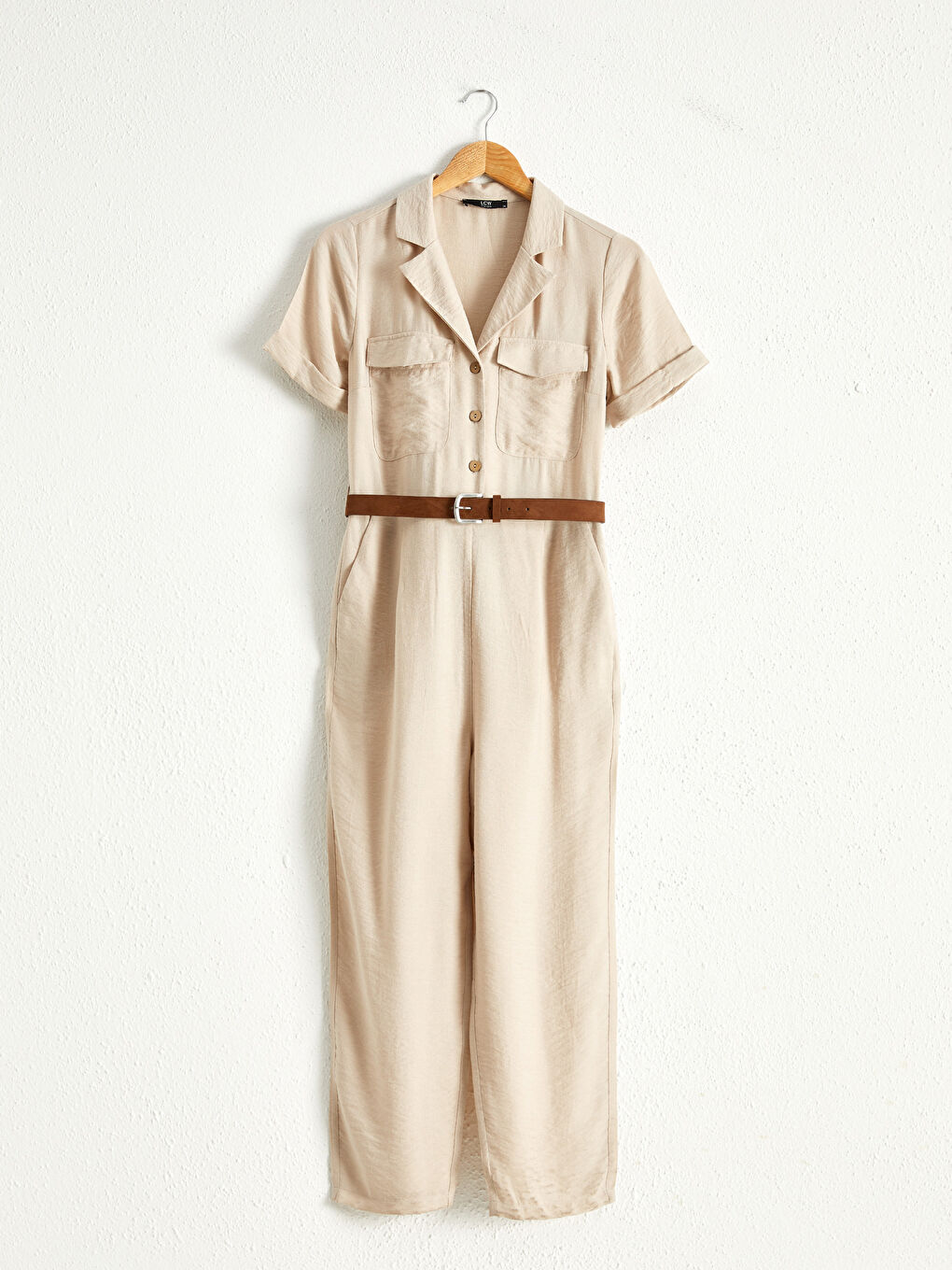 Ολόσωμη Φόρμα με Τσέπες και Ζώνη