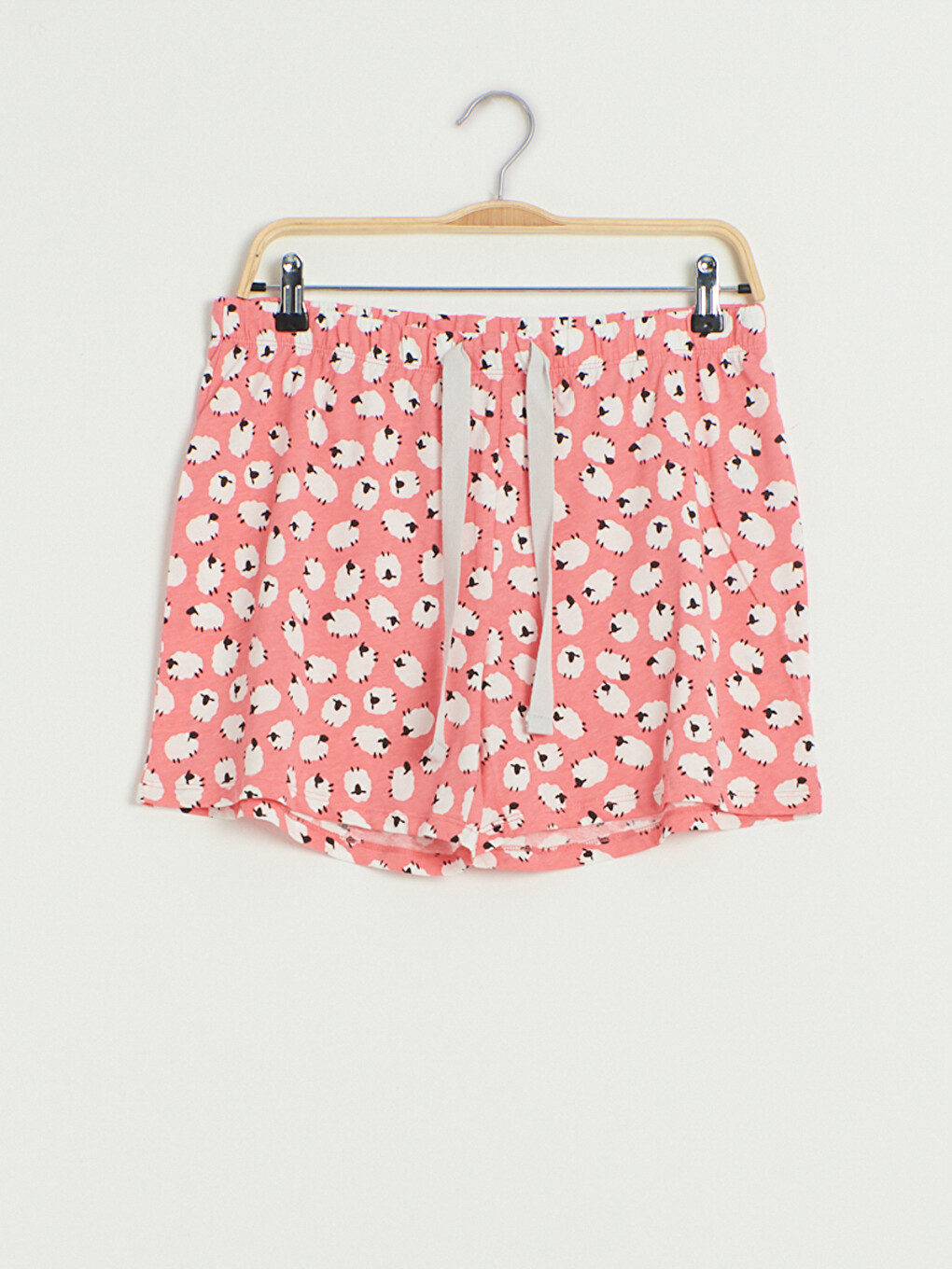 Printed Cotton Pyjamas Set with Shorts-2