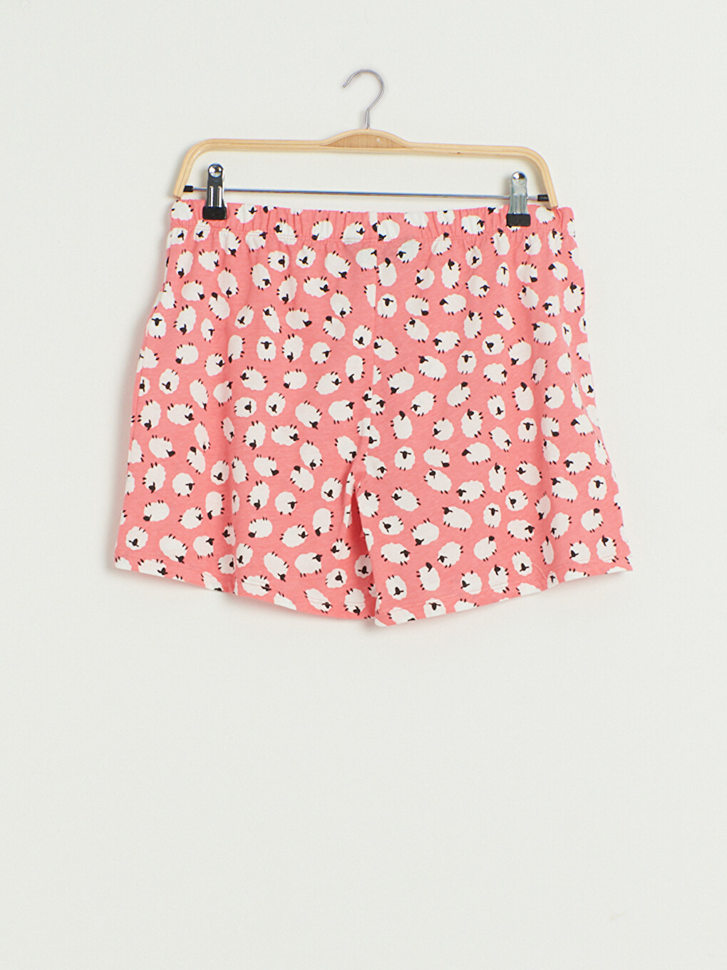 Printed Cotton Pyjamas Set with Shorts-4