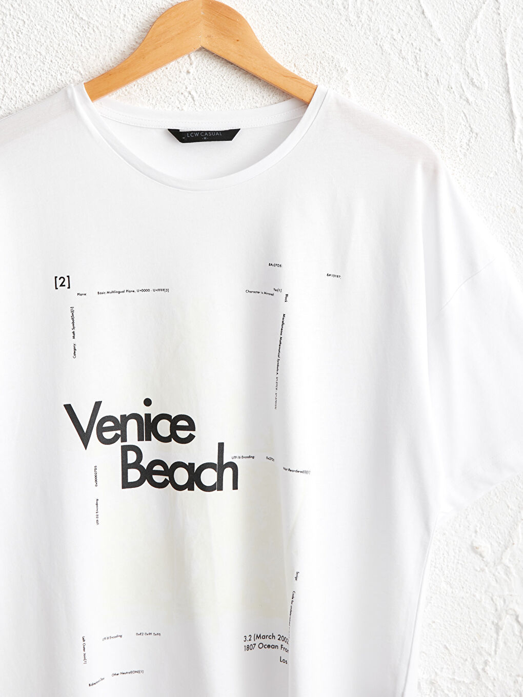 Crew Neck Printed Combed Cotton T-Shirt-2