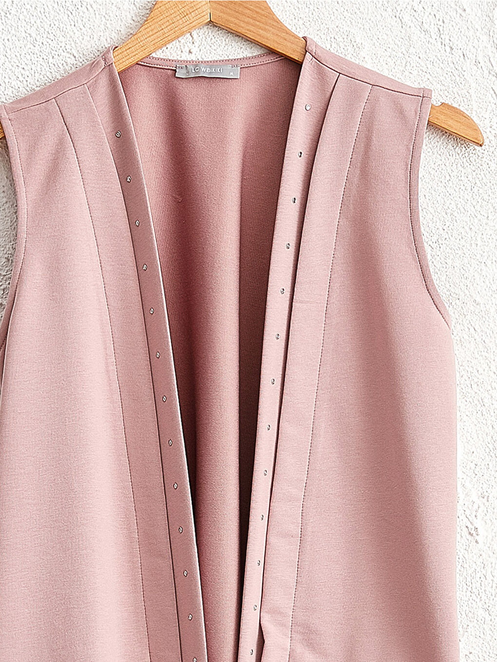 Gilet en Coton à Encolure en V pour Femmes-2