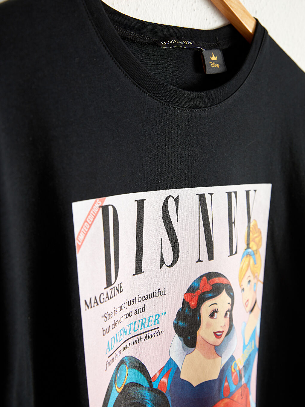 LCW Vision Disney Prinzessinnen Bedrucktes Baumwoll-T-Shirt -0SBN62Z8-CVL