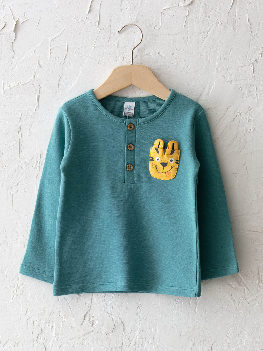  Rundhalsausschnitt Langarm Bedrucktes Baby Jungen T-Shirt