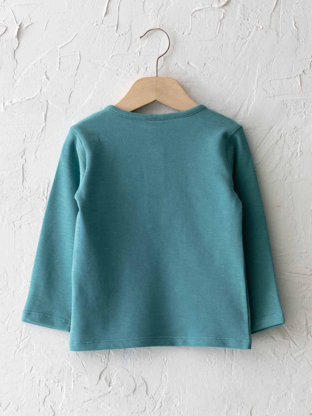Rundhalsausschnitt Langarm Bedrucktes Baby Jungen T-shirt-1