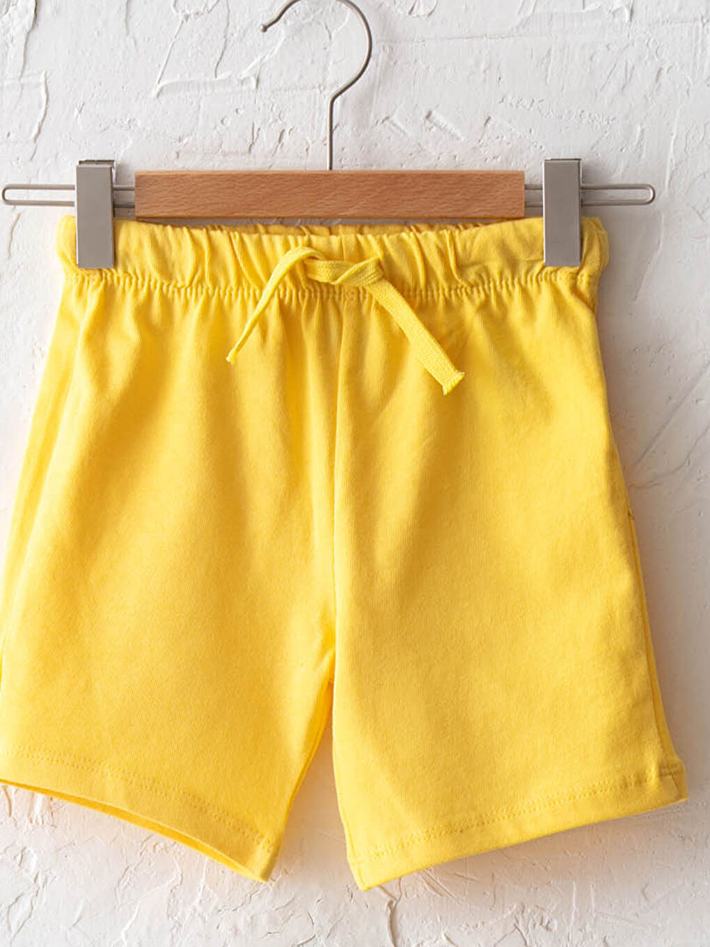 Turkuaz Beli Lastikli Basic Erkek Bebek Şort 2'li-2