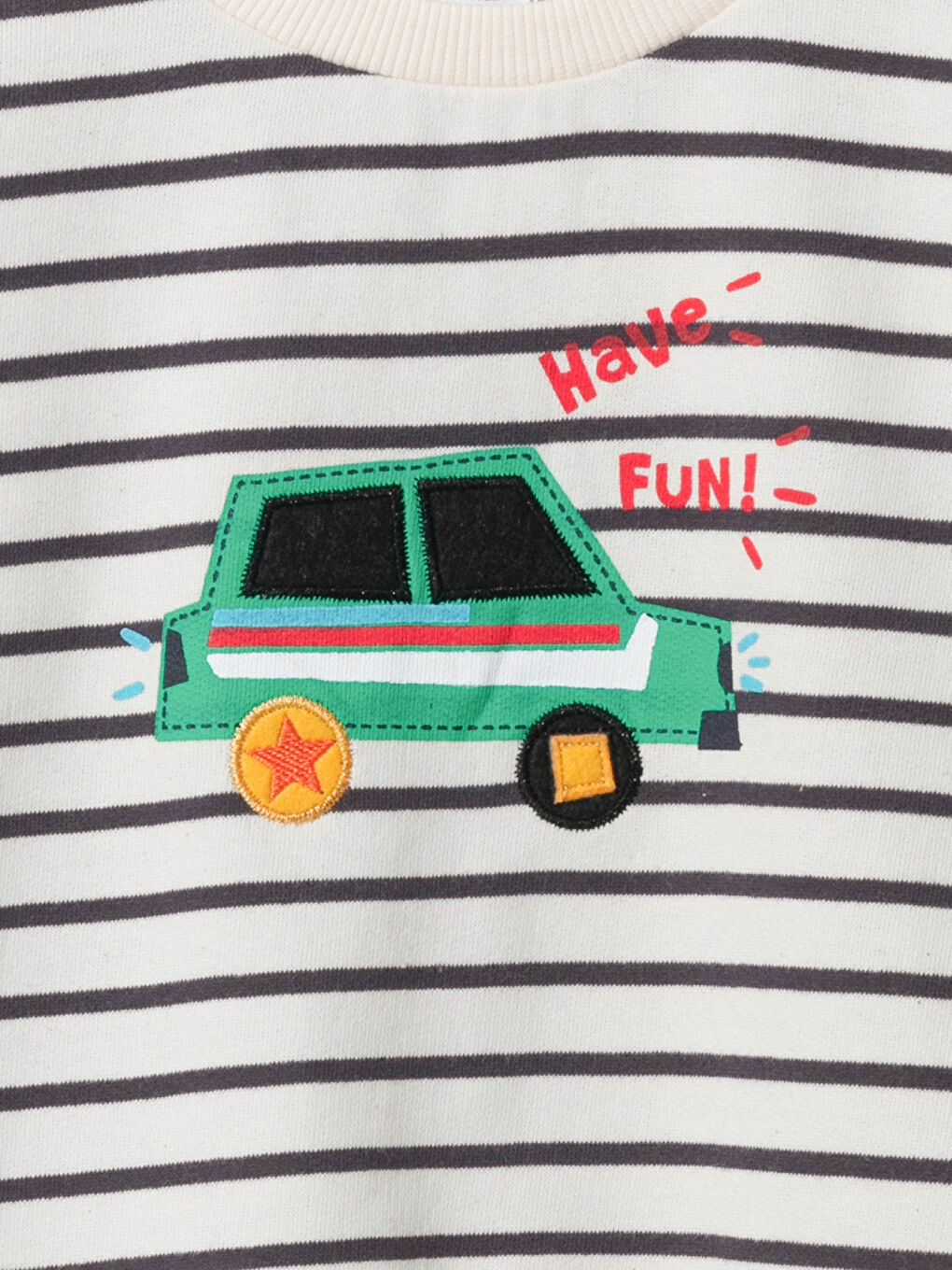 Ensemble T-Shirt et Pantalon Rayé en Coton à Manches Longues et Col Rond pour Bébé Garçon 2 Pièces-2