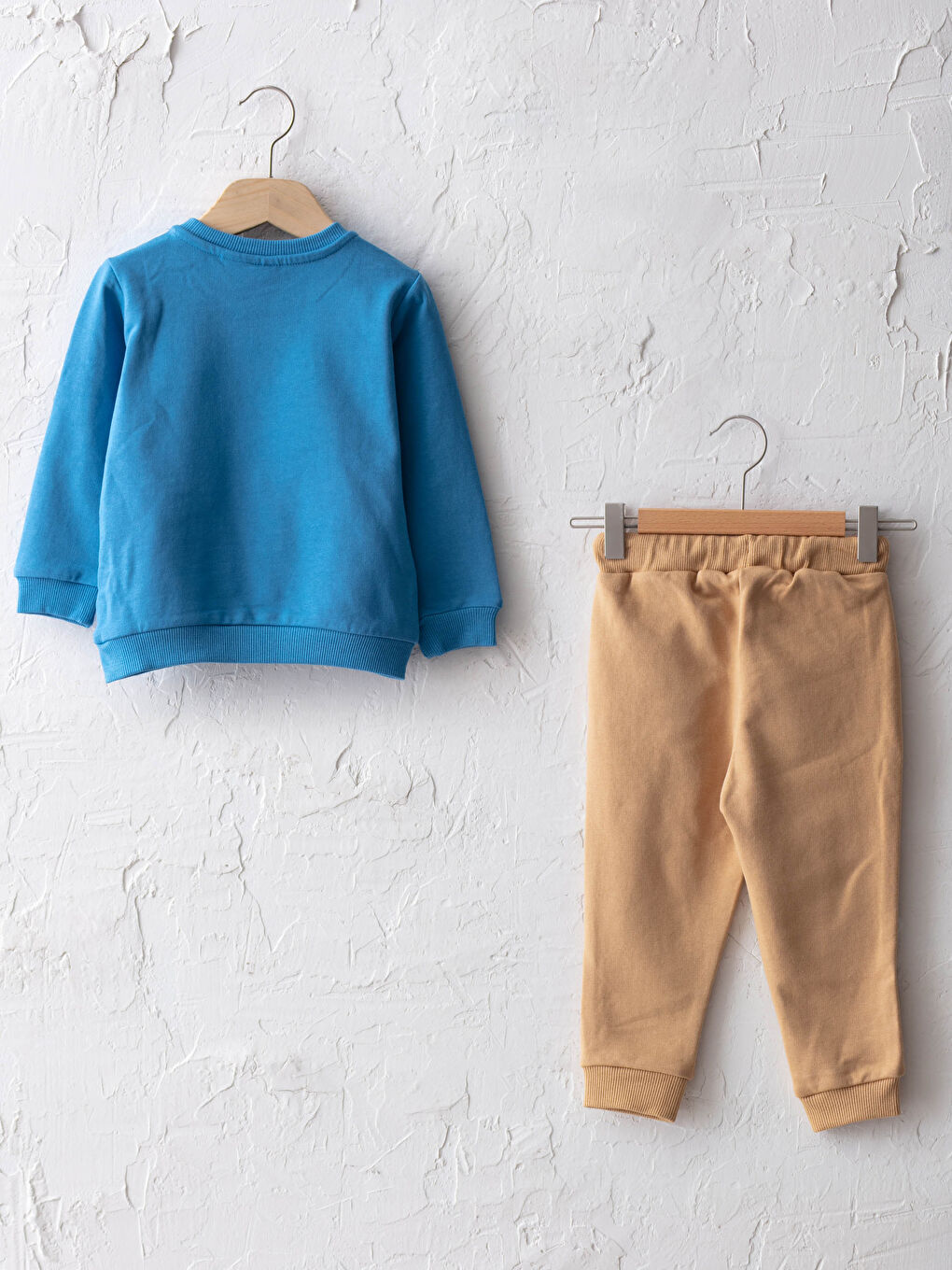 Ensemble 2 Pièces Sweatshirt et Pantalon Jogger Snoopy Imprimé Col Rond Manches Longues pour Garçon Bébé-1