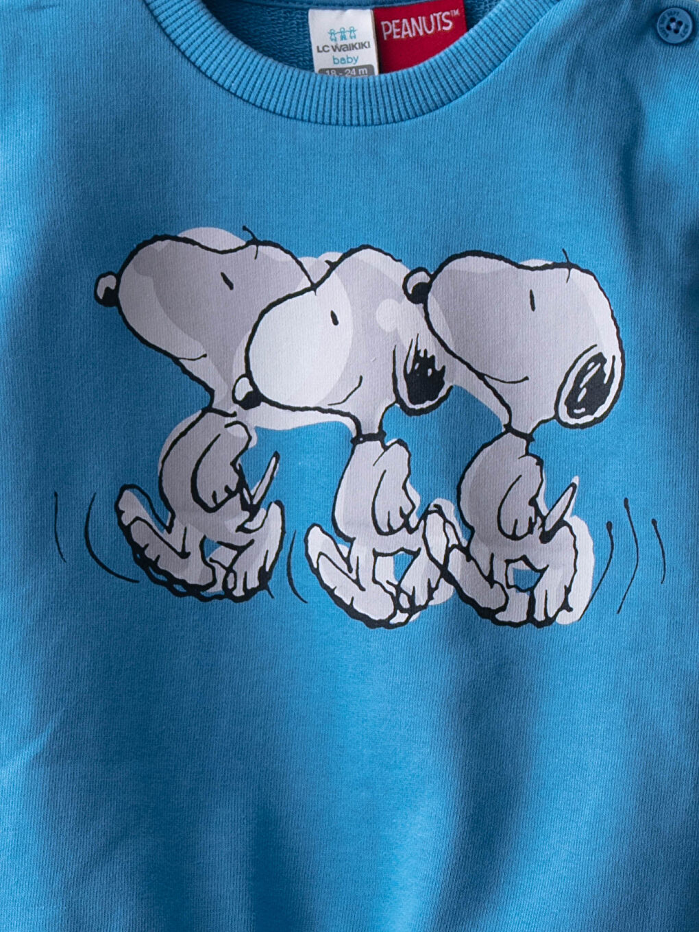 Ensemble 2 Pièces Sweatshirt et Pantalon Jogger Snoopy Imprimé Col Rond Manches Longues pour Garçon Bébé-2