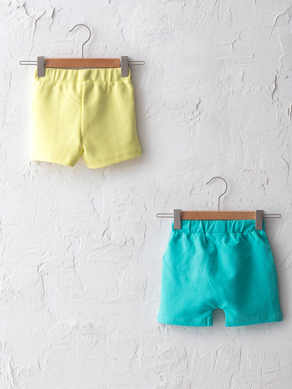 Elasticated Waist Basic Baby Boys' Shorts 2 Pack-1