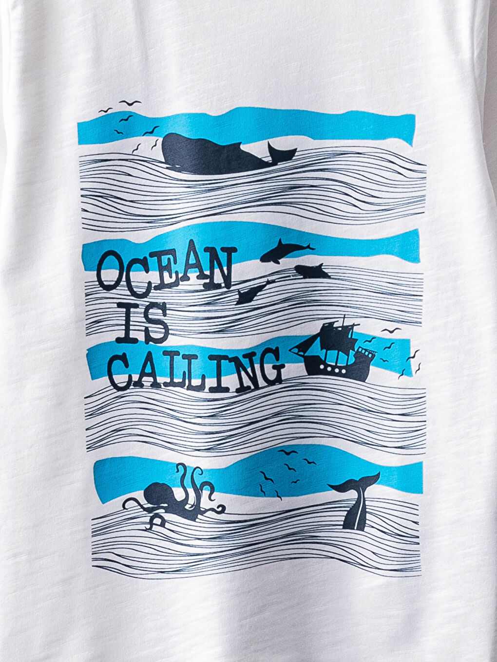 Beyaz Bisiklet Yaka Baskılı Kısa Kollu Erkek Çocuk Şortlu Pijama Takımı-2