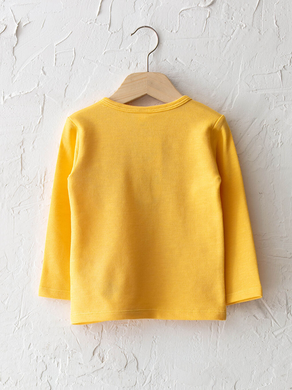 Crew Neck Long Sleeve Printed Baby Boys' T-Shirt-1