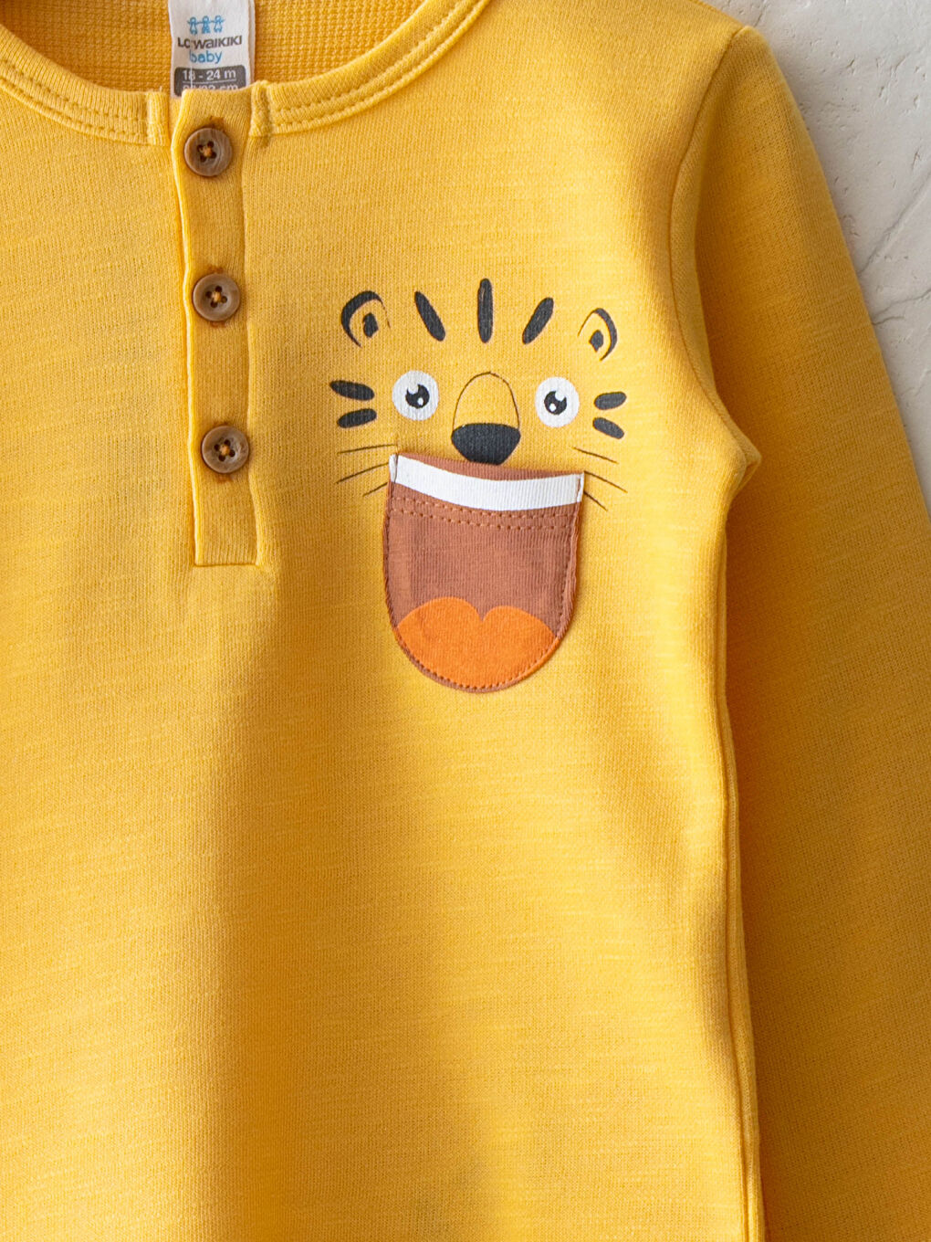 Crew Neck Long Sleeve Printed Baby Boys' T-Shirt-2