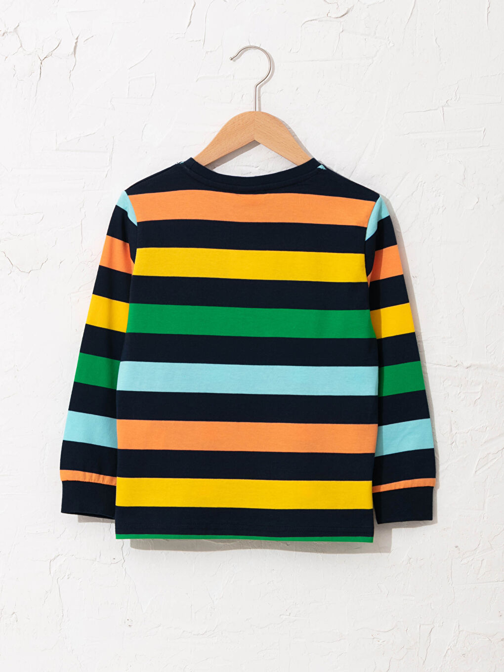 T-shirt en coton rayé pour garçon-1