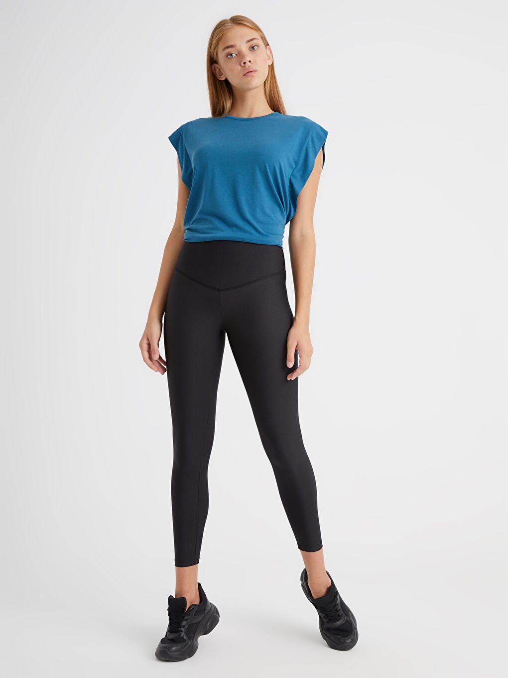 Женские спортивные леггинсы-10