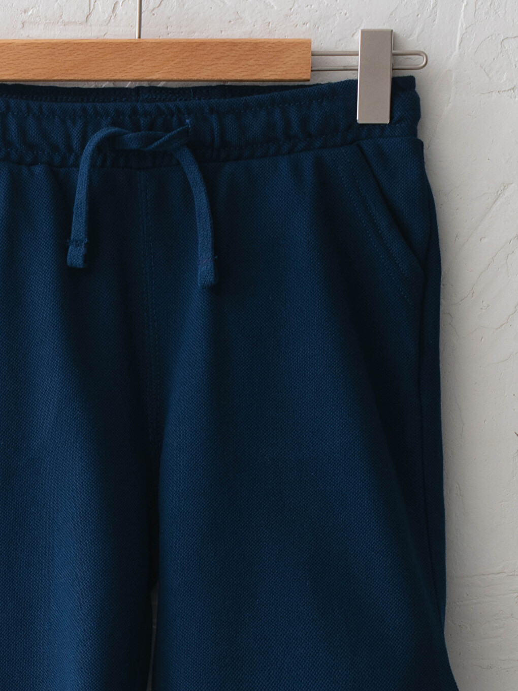 Basic Elastic Waist Cotton Boys' Shorts-2