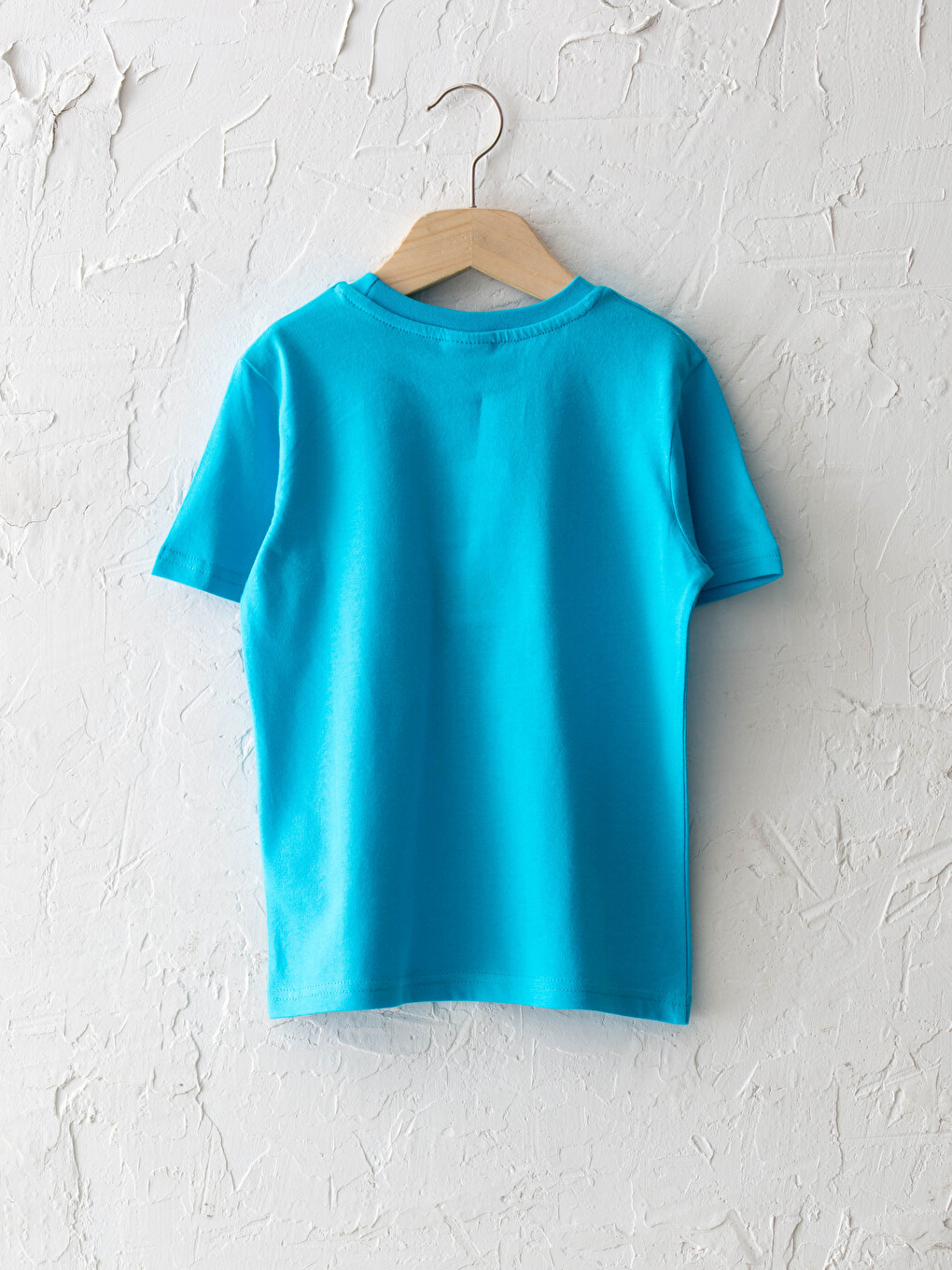 Crew Neck Printed Short Sleeve Boys' T-Shirt-1