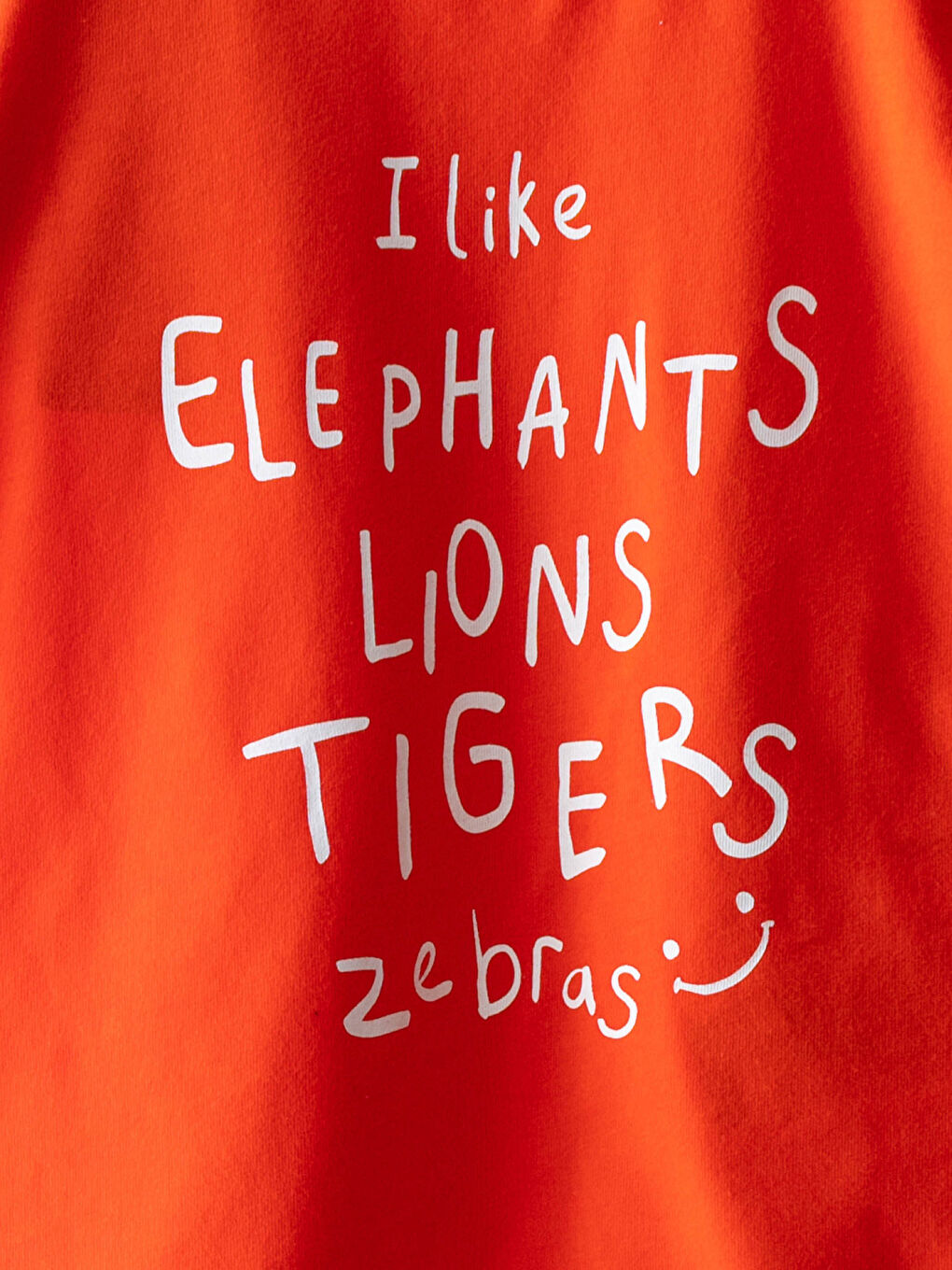 Turuncu Bisiklet Yaka Kısa Kol Yazı Baskılı Erkek Bebek Tişört-2