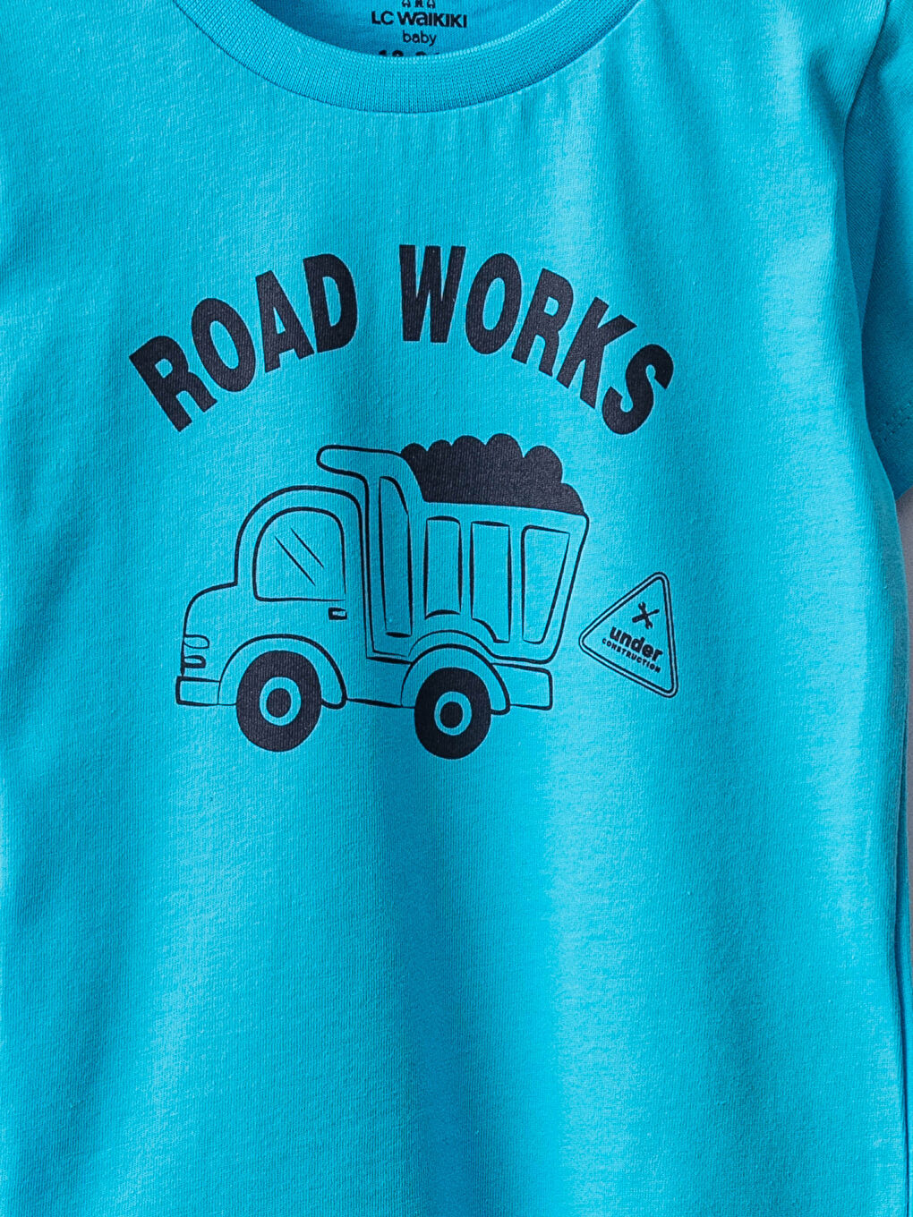 Crew Neck Short Sleeve Printed Cotton Baby Boy T-Shirt-2