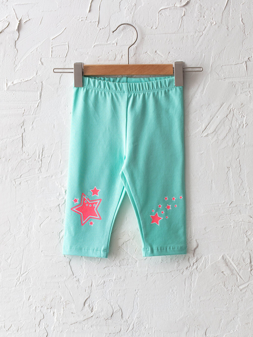 Elasticated Waist Printed Baby Girls' Leggings