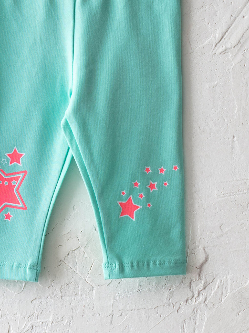 Elasticated Waist Printed Baby Girls' Leggings-2