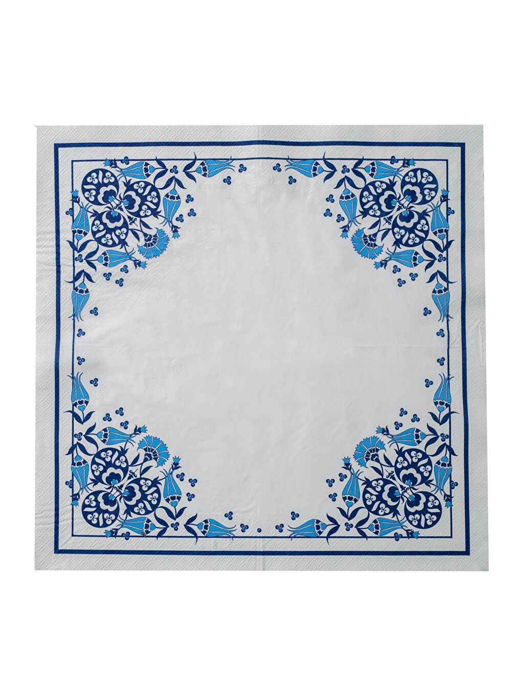 Mavi Baskılı 20'li Kağıt Peçete 33x33 cm-1