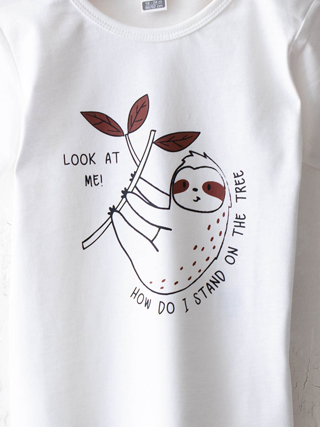 LCW baby Ensemble de Pyjama Bébé Garçon en Coton Imprimé à Manches Courtes et Col Rond -S16591Z1-E5X