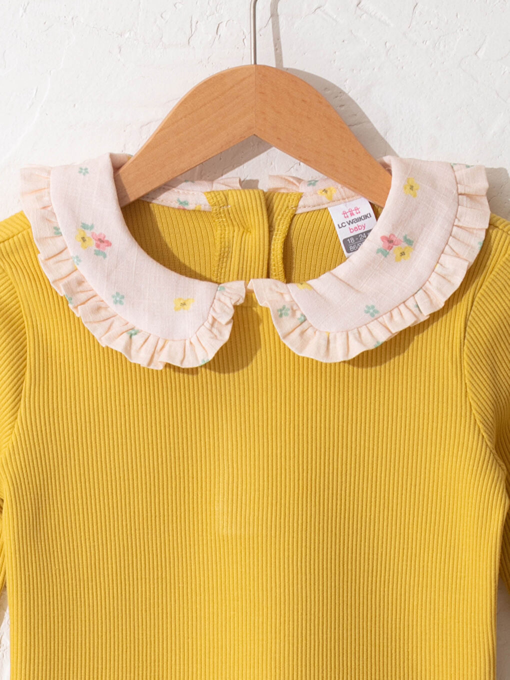 Sarı Kız Bebek Tişört ve Tayt Takım-2