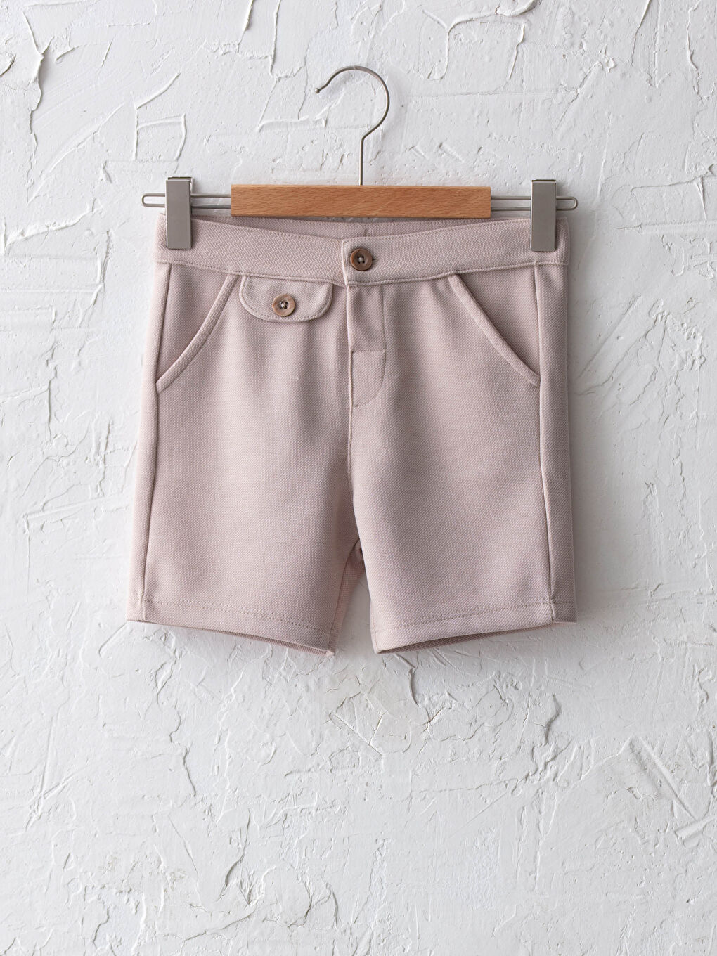 LCW baby Basic Piqué Fabric Baby Boy Shorts -S17959Z1-G1Y