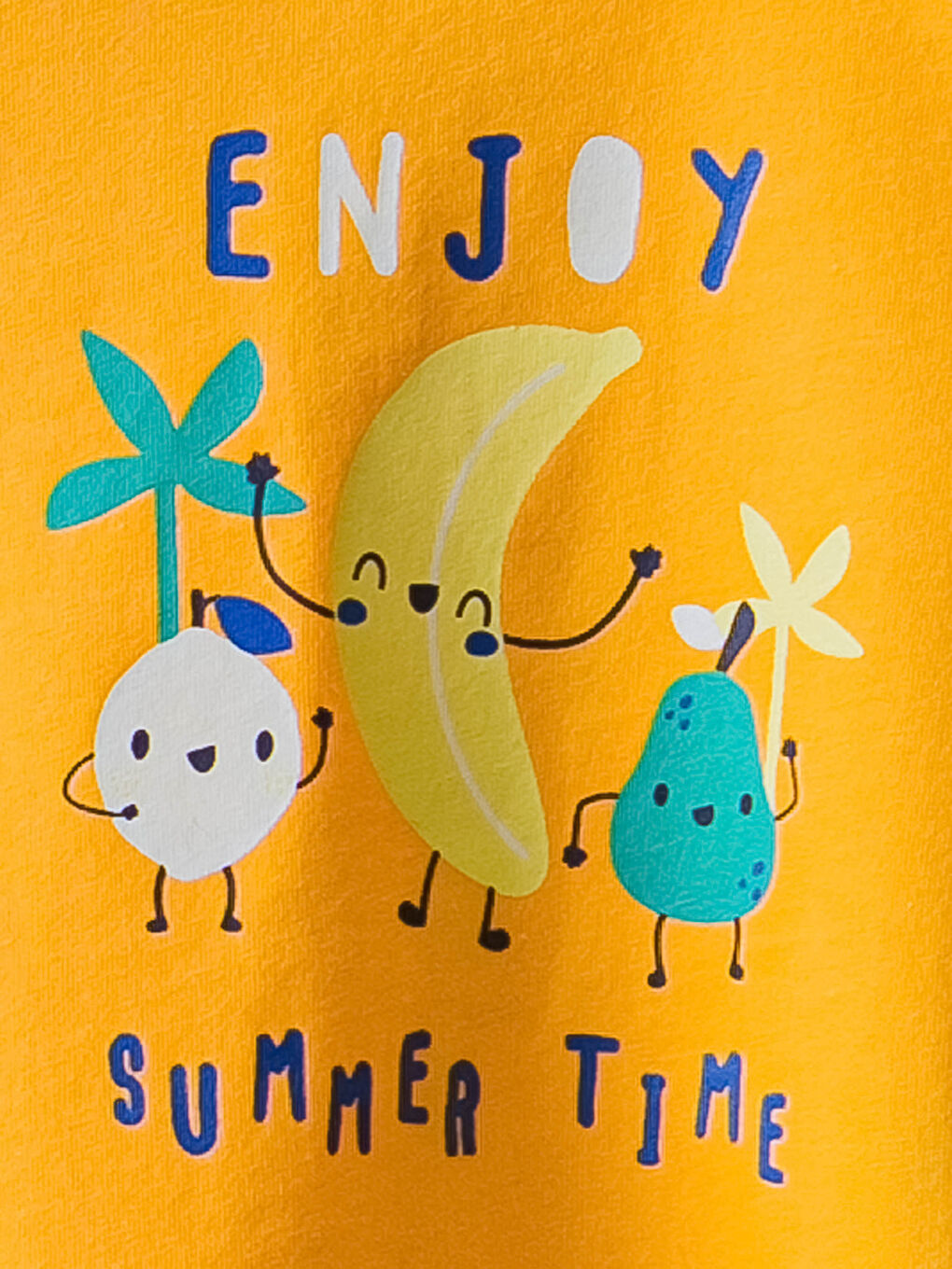 تيشيرت للأولاد الرضع كم قصير مطبوع ياقة دائرية - مجموعة من 2-2