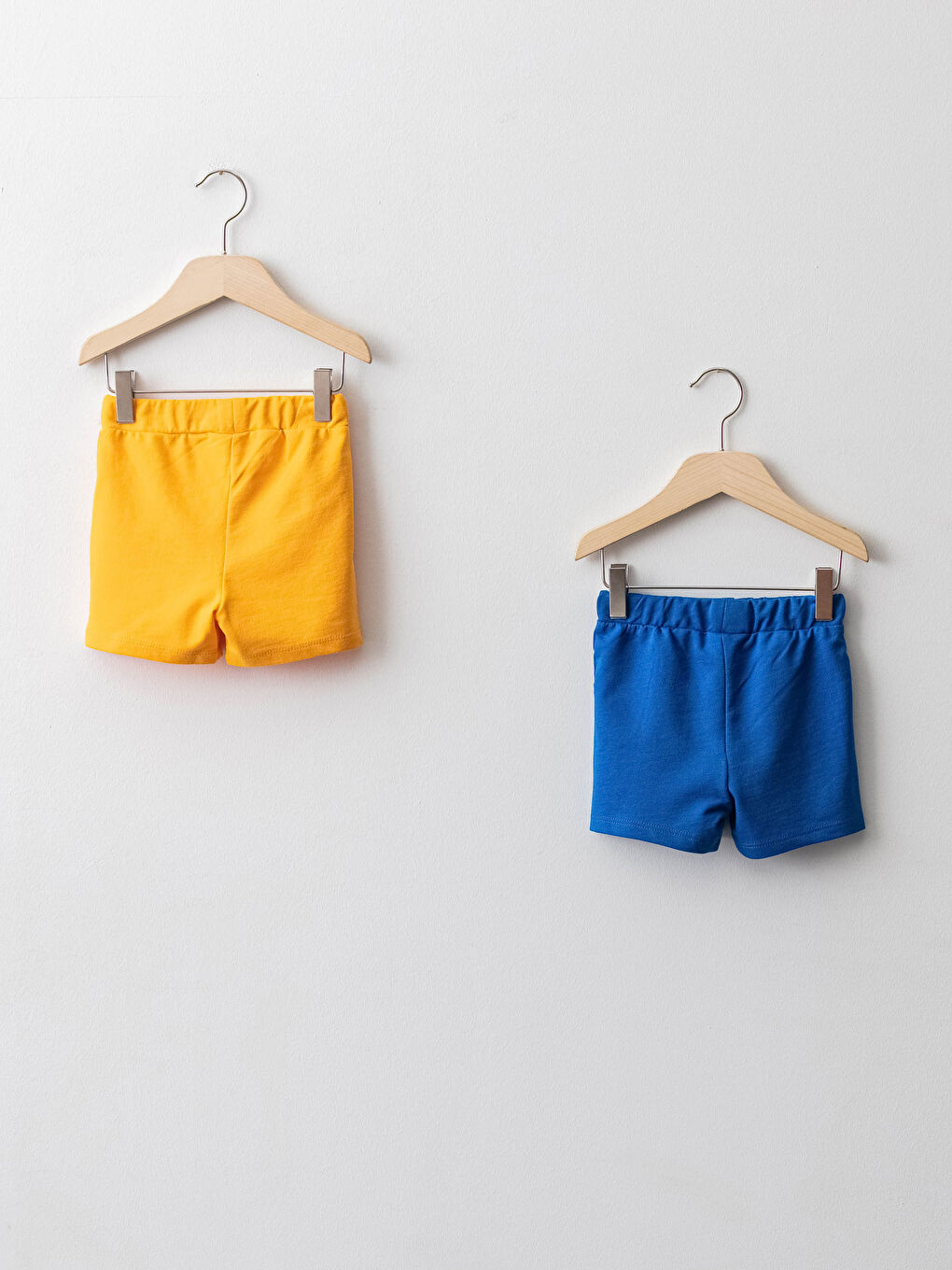 Taille Élastique Basique Coton Short Bébé Garçon 2 Pièces-1