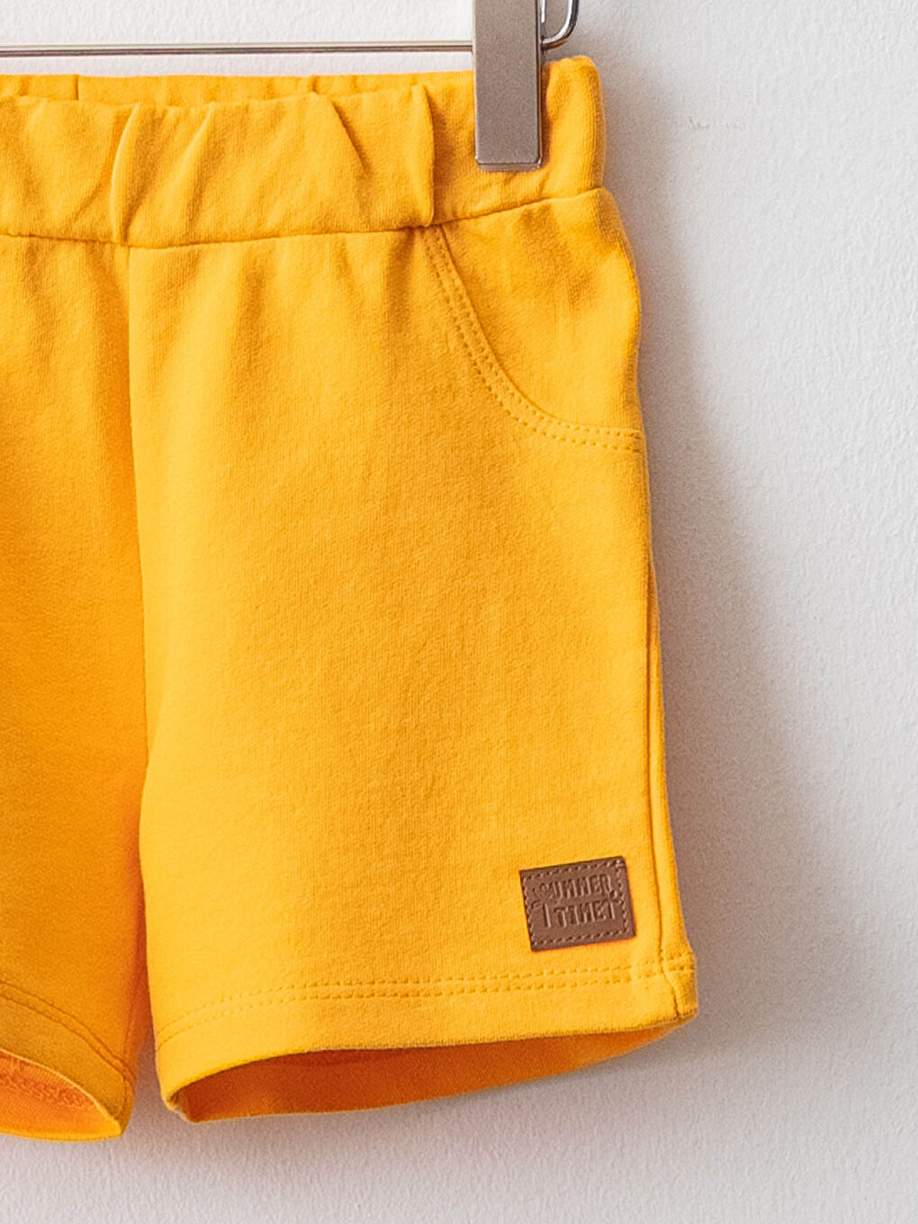 Taille Élastique Basique Coton Short Bébé Garçon 2 Pièces-2