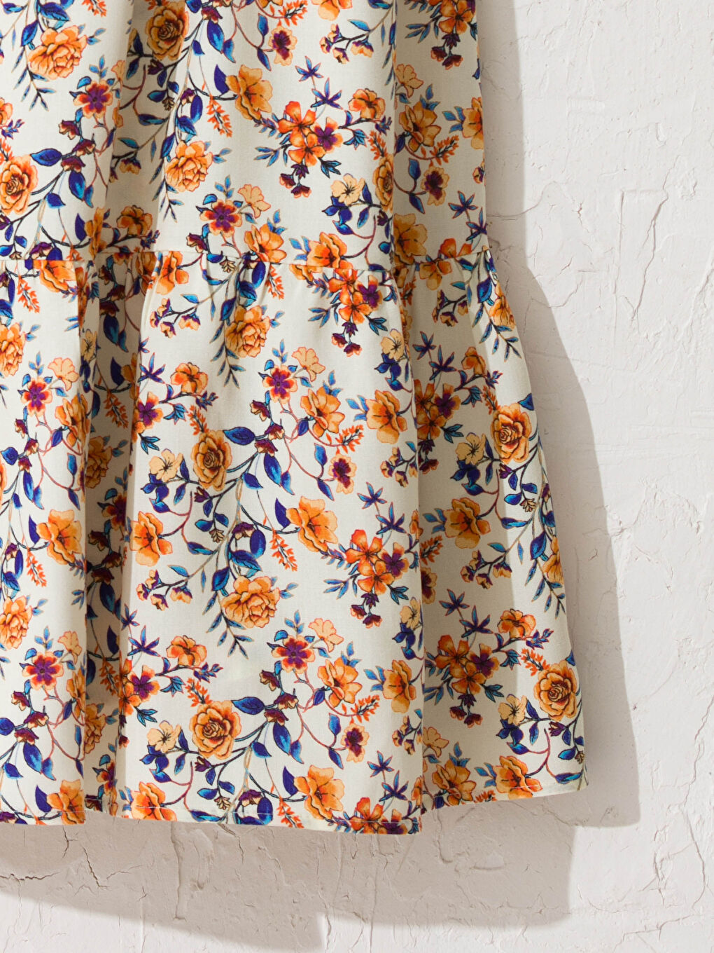 Girl's Figured Viscose Dress-3