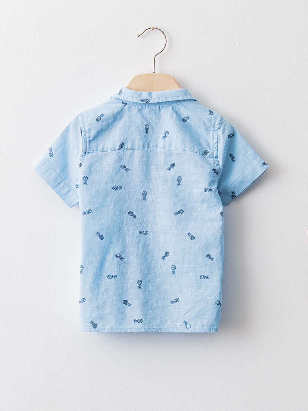 Chemise en Popeline Imprimée à Manches Courtes pour Garçon Bébé-1