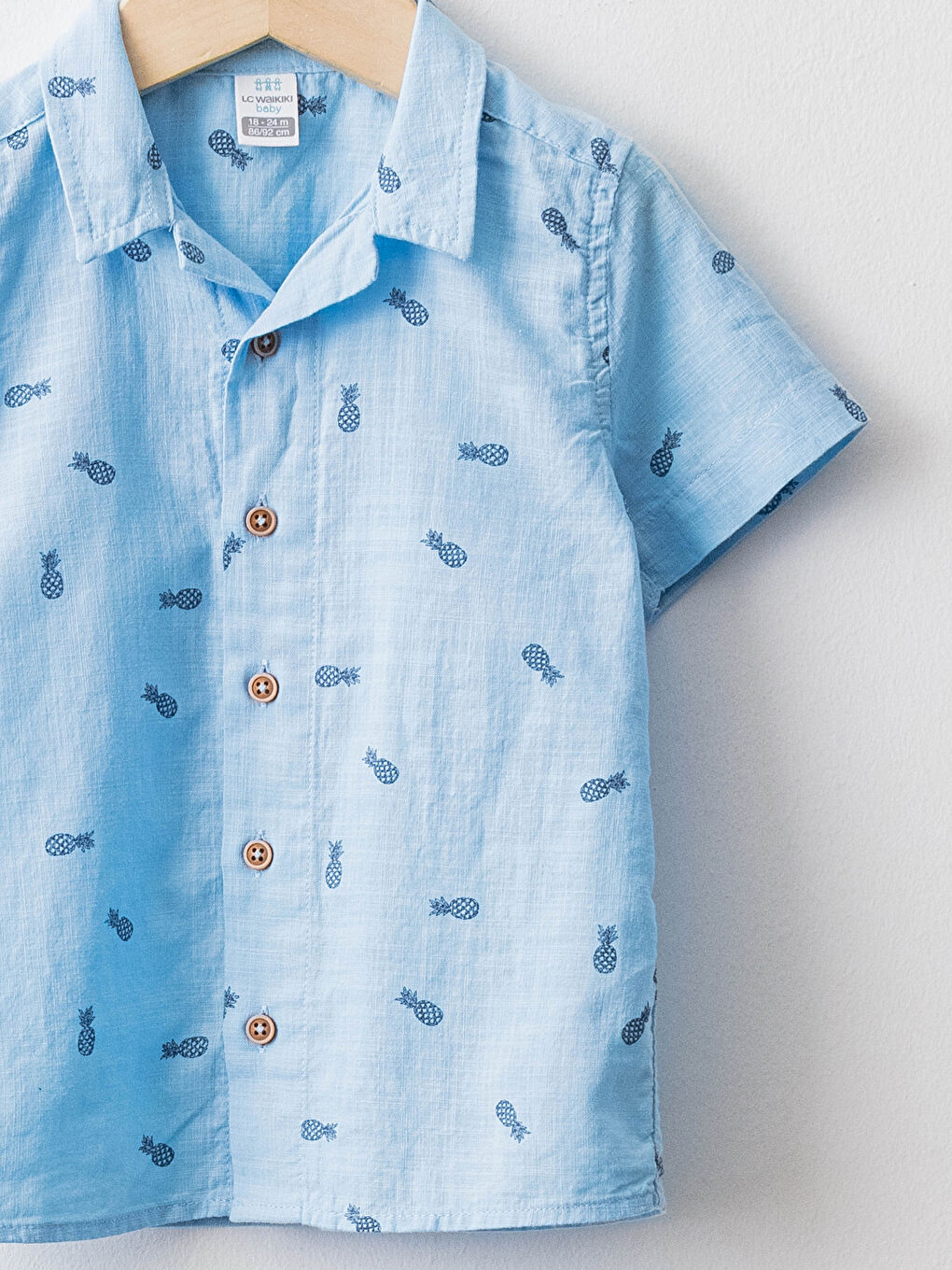 Chemise en Popeline Imprimée à Manches Courtes pour Garçon Bébé-2