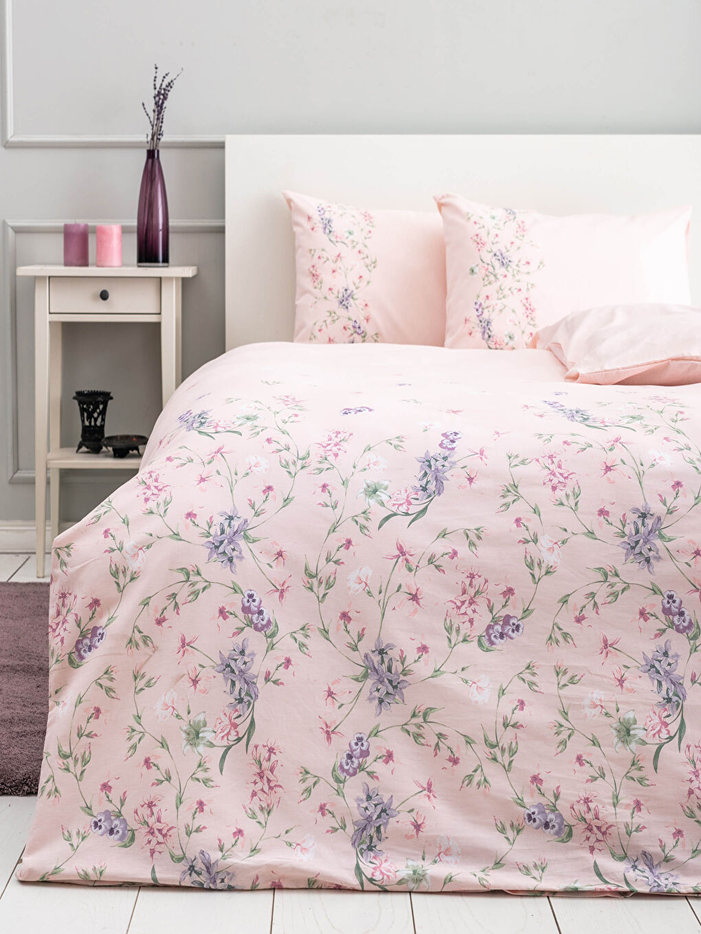 Double Patterned Woven Duvet Cover and Pillowcase