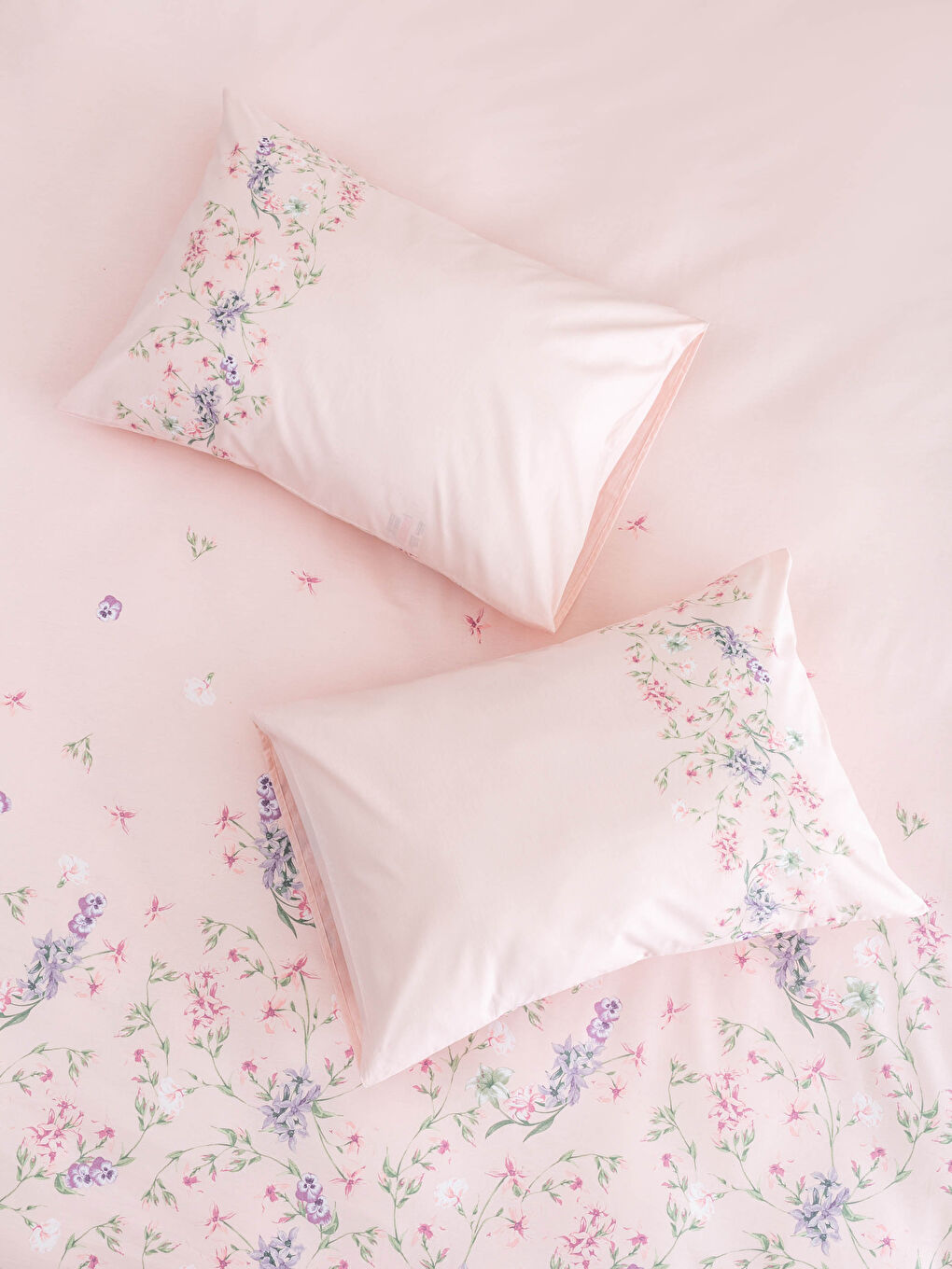 Double Patterned Woven Duvet Cover and Pillowcase-1