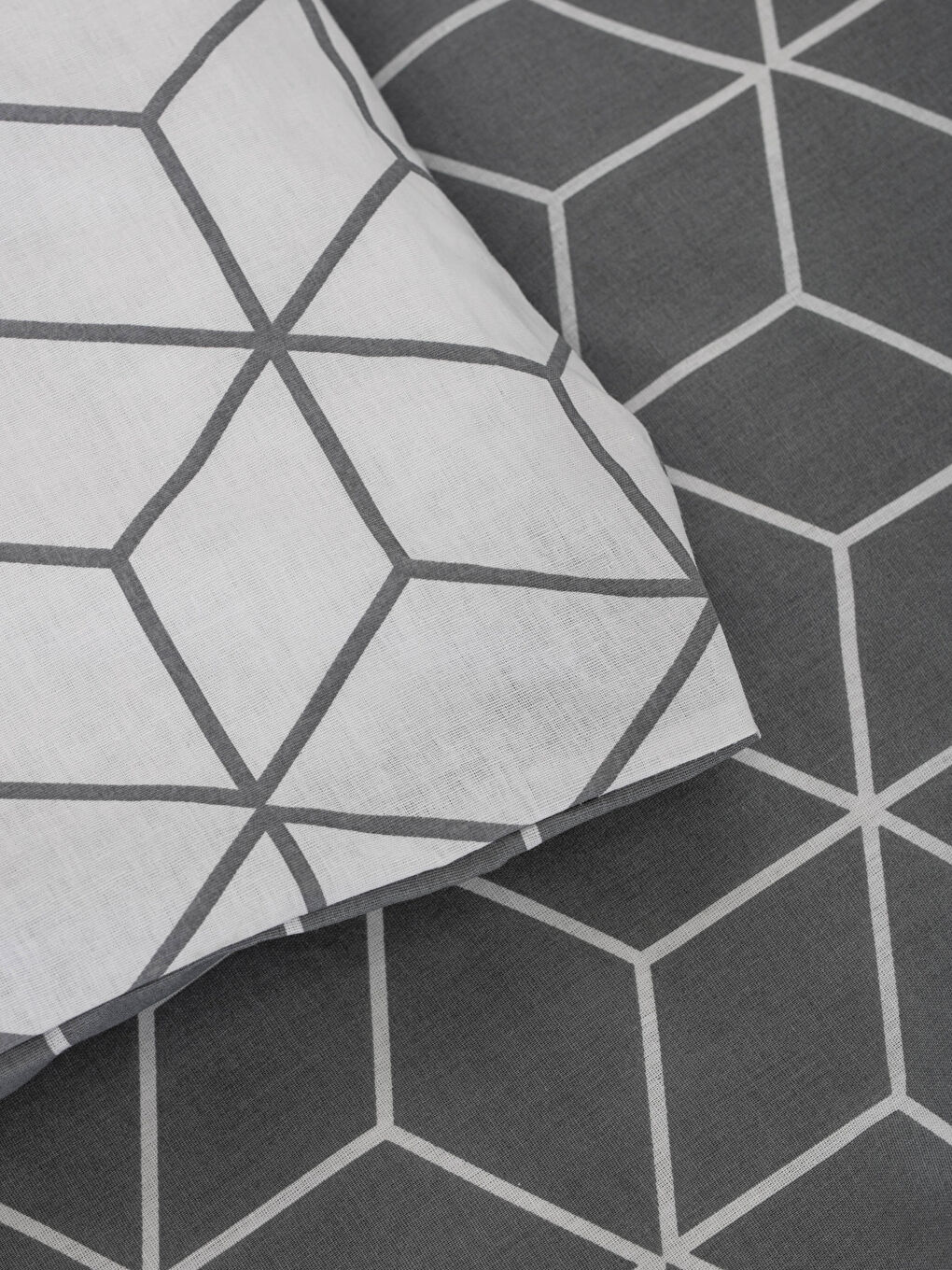 مجموعة غطاء لحاف مفرد مزدوج الجوانب منسوجة بنقشة مطبوعة-5