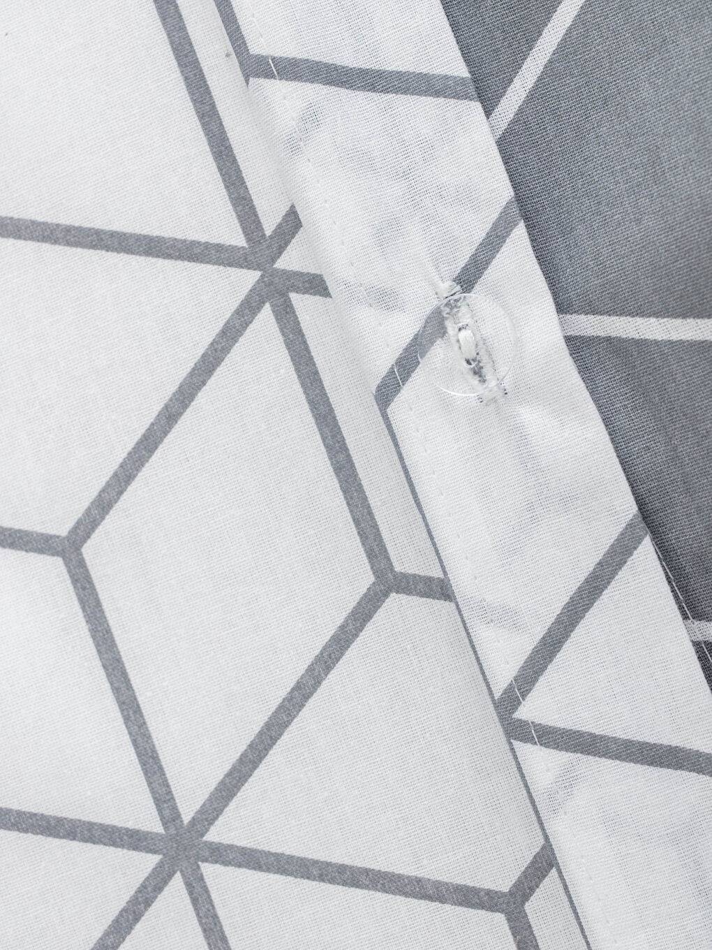 Gri Çift Kişilik Desenli Dokuma Nevresim Takımı-6