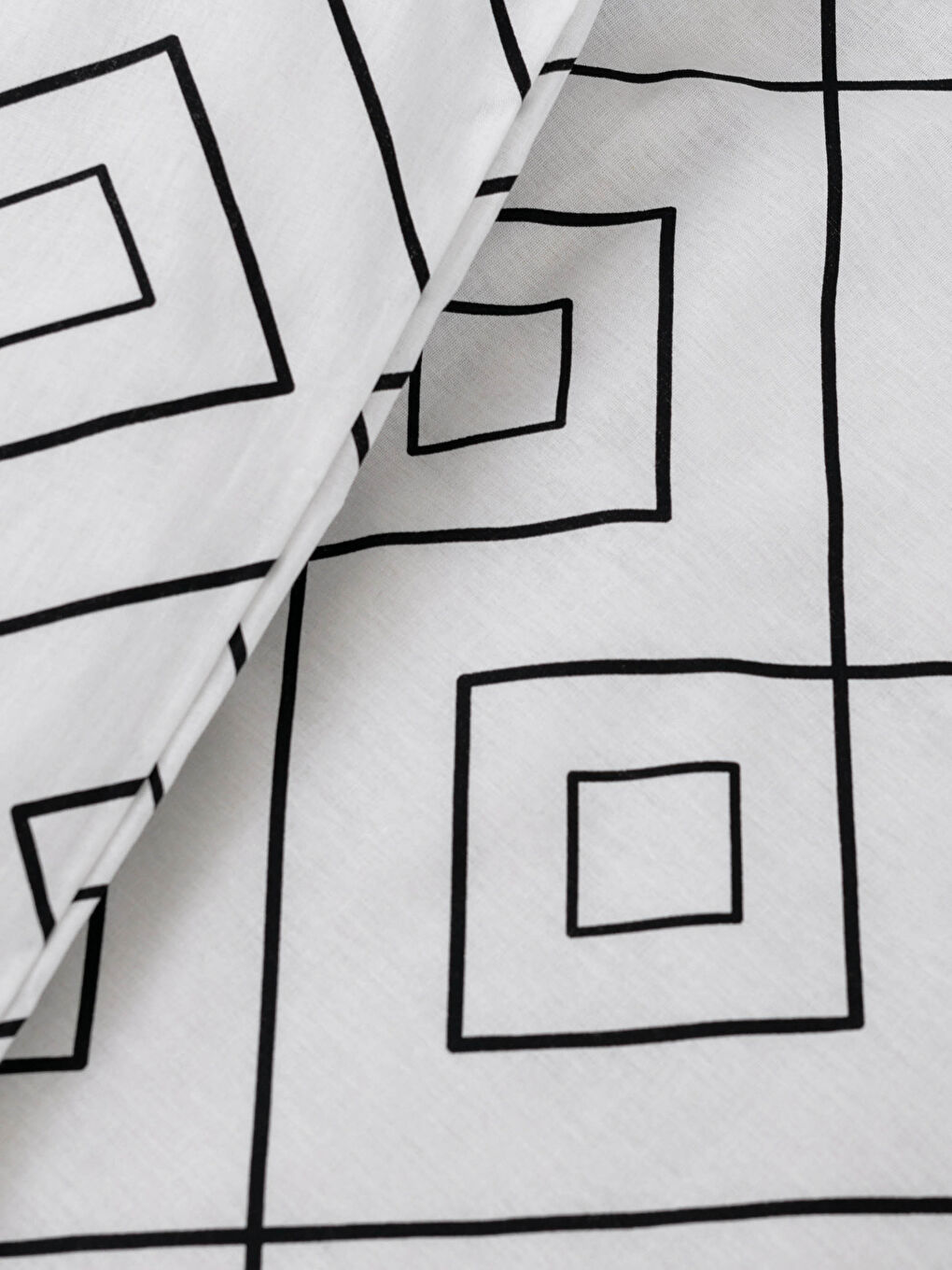 Single Patterned Woven Duvet Cover Set-4