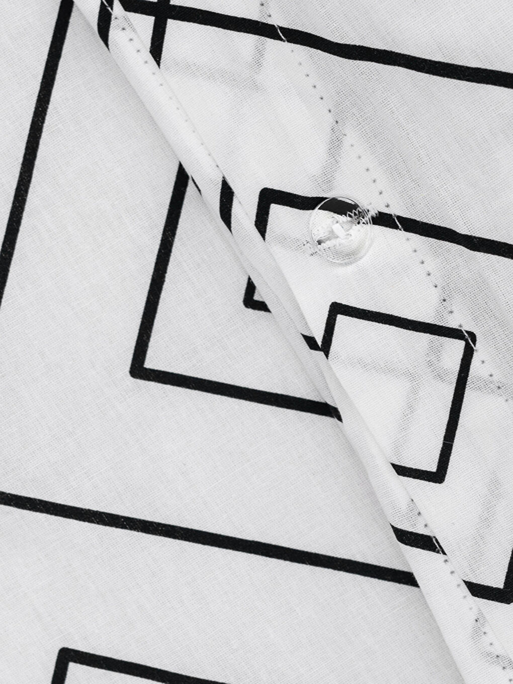 Single Patterned Woven Duvet Cover Set-5