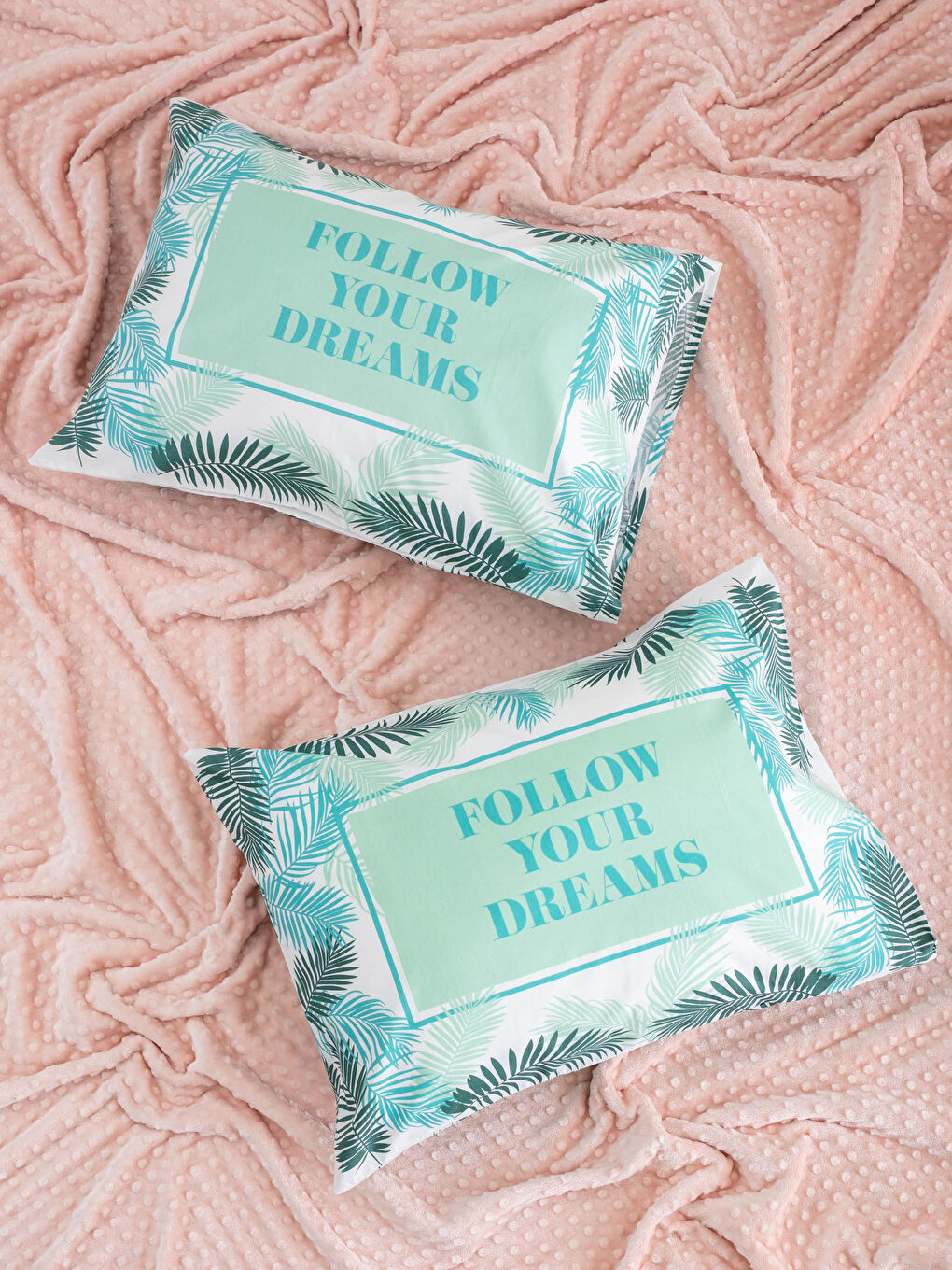 Karışık Baskılı Dokuma Yastık Kılıfı 2'li 50x70 cm