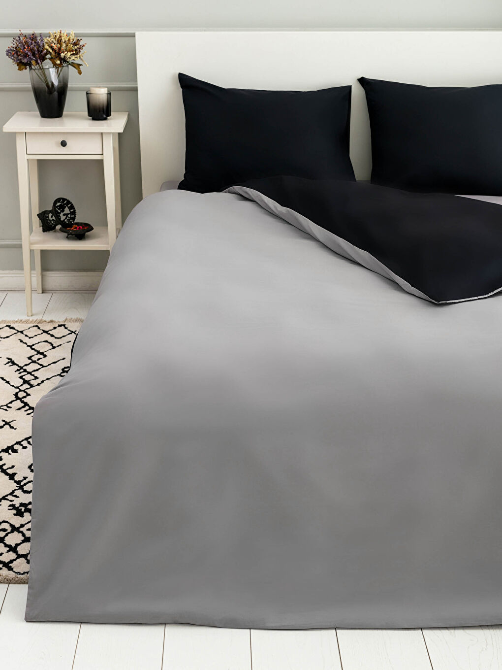 طقم غطاء لحاف مزدوج كامل وجهين-1