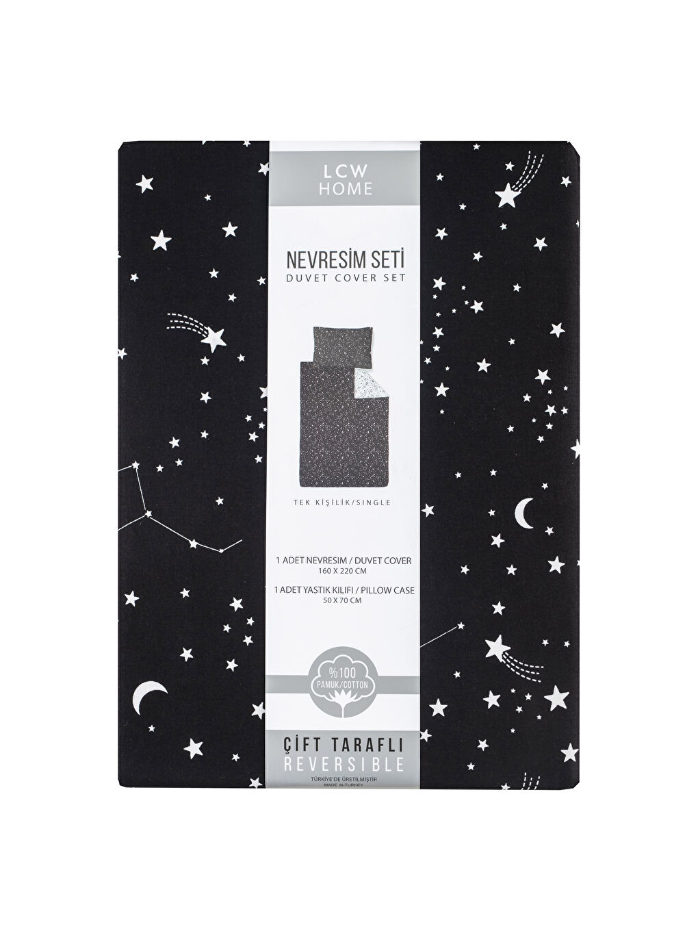 Single Double Sided Patterned Woven Duvet Cover and Pillowcase-6