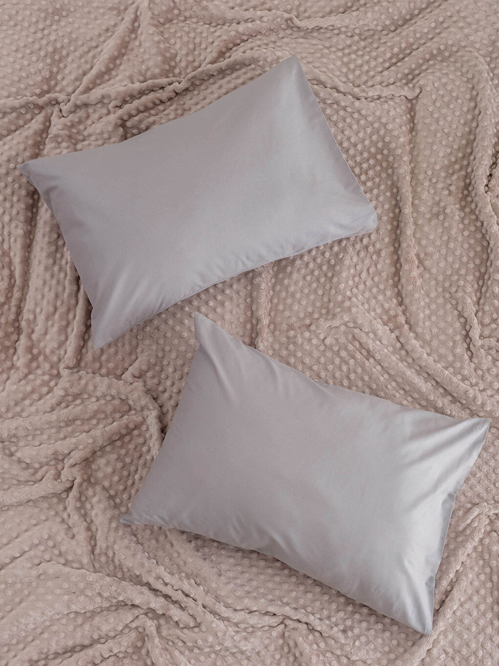 Plain Woven Pillow Case 2 Pack 50x70 Cm