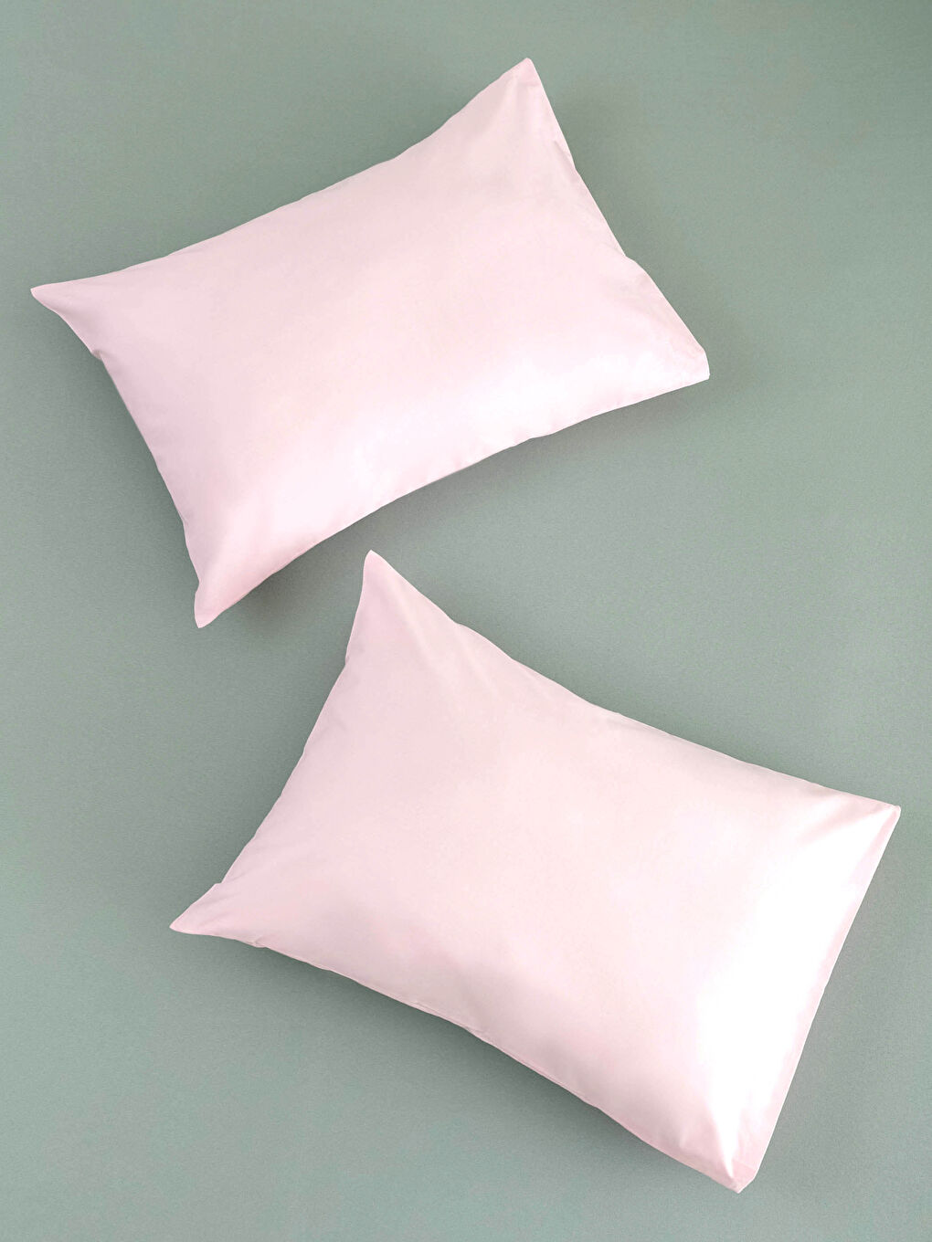 غطاء وسادة منسوج سادة عبوة من قطعتين 50x70 سم